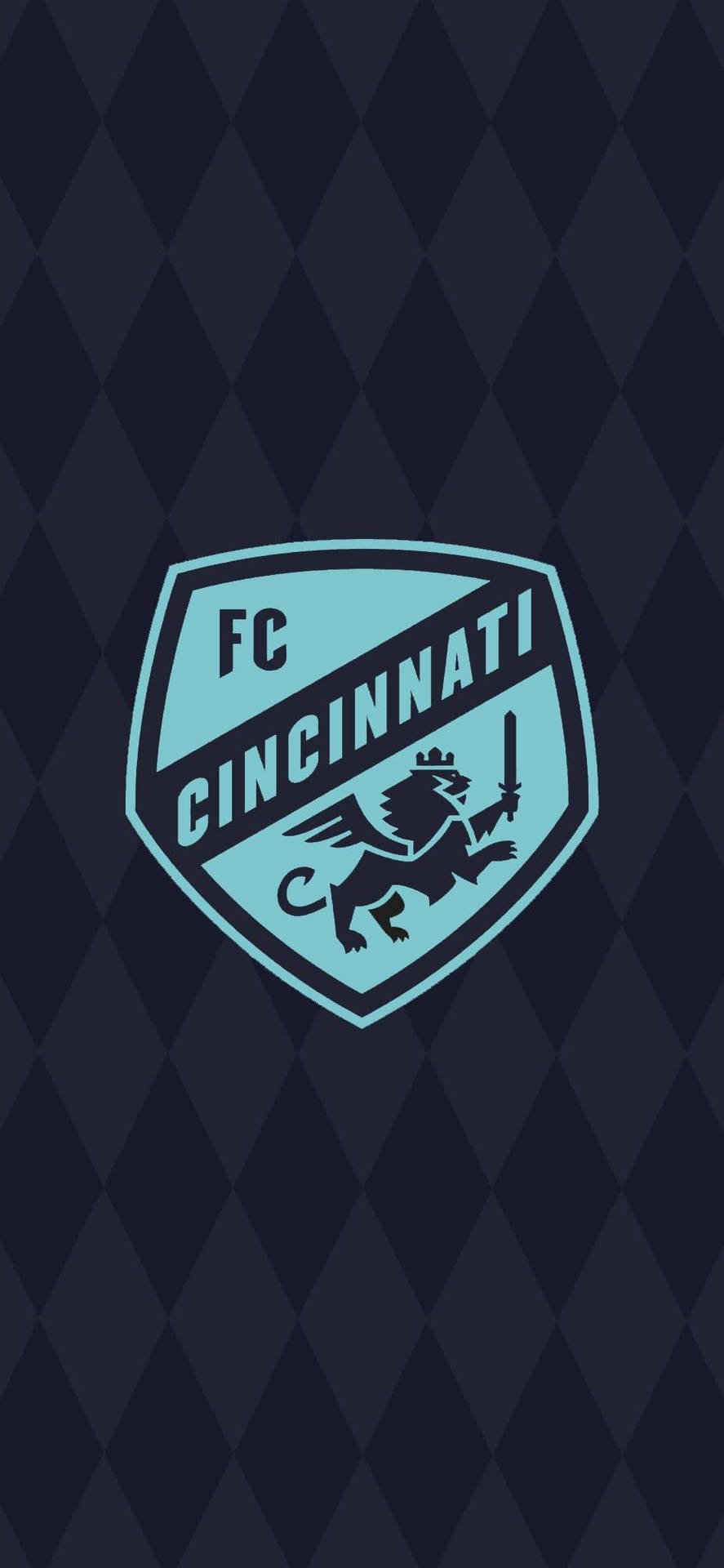 887x1920 Download Fc Cincinnati In Blue Wallpaper