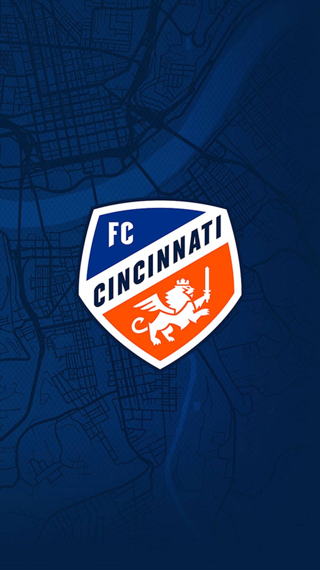 1080x1920 Download The New Logo Of Fc Cincinnati Wallpaper