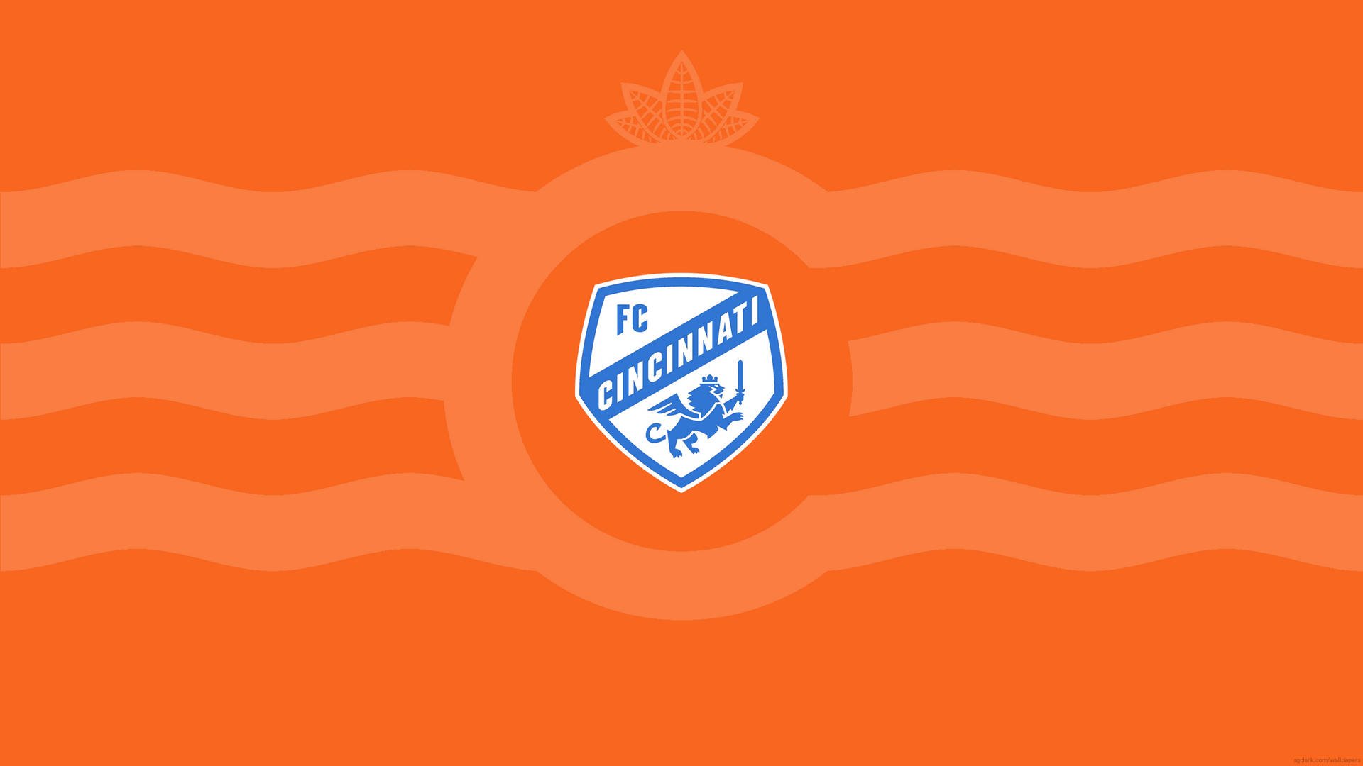 1920x1080 Download Vibrant and Dynamic FC Cincinnati Logo Wallpaper