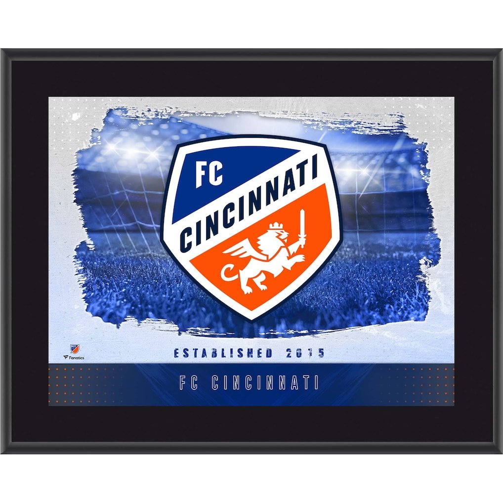 1018x1018 FC Cincinnati 10.5 x 13 Sublimated Horizontal Team Logo Plaque