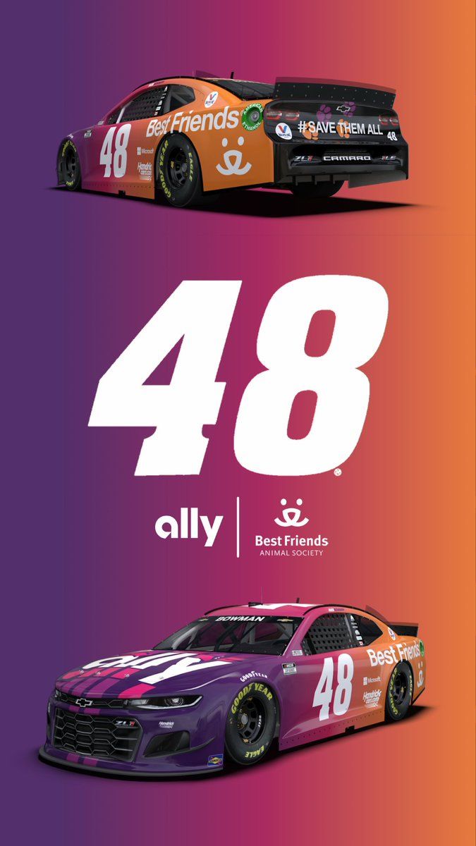 675x1200 WallpaperWednesday Next Up Are Some Goodies For My Fellow Ally Racing Fans! I Made A Jimmie Bowman Ally Mobile Wallpaper, As Well As A Desktop Wallpaper Of Both 48 Cars Racing Side By