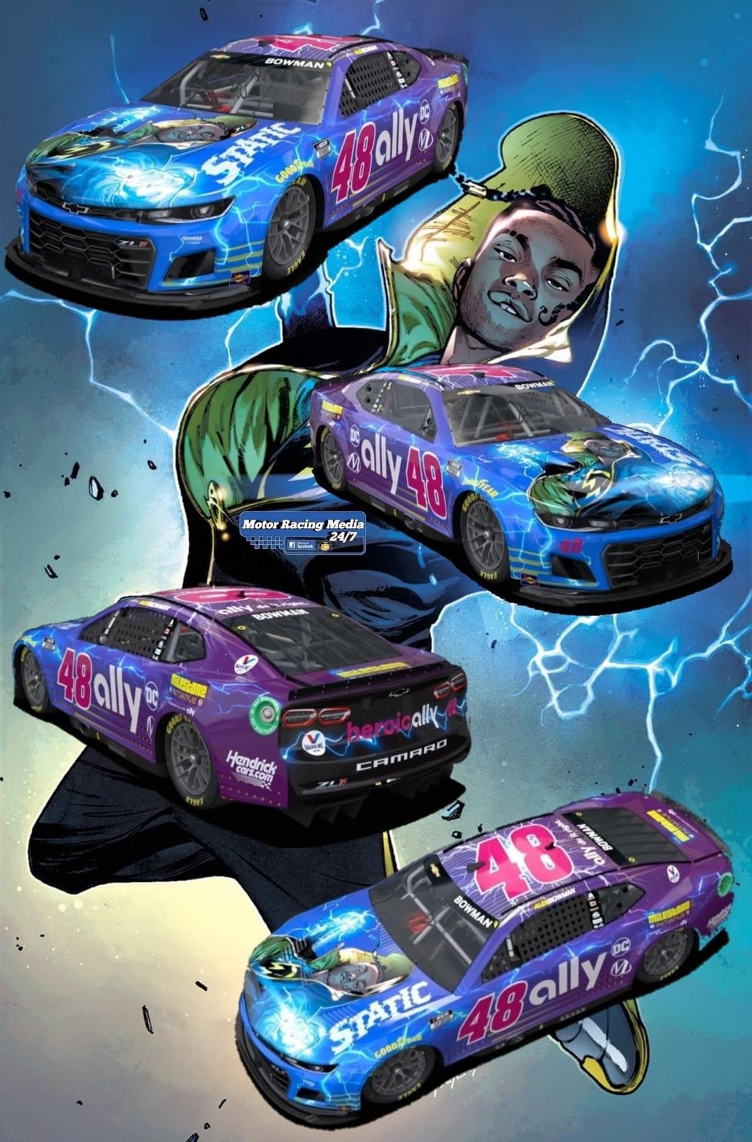 1080x1641 What a beautiful paint scheme! Alex Bowman will be running this for the Atlanta race