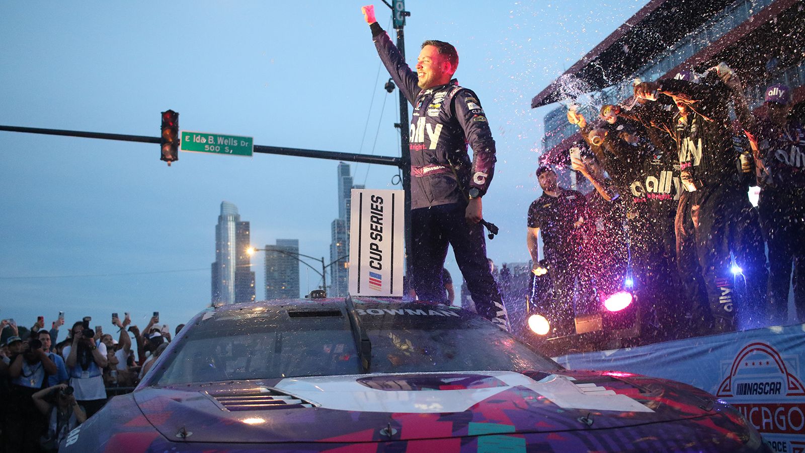 1600x900 Inspection Complete: Alex Bowman Officially Wins Chicago Street Race