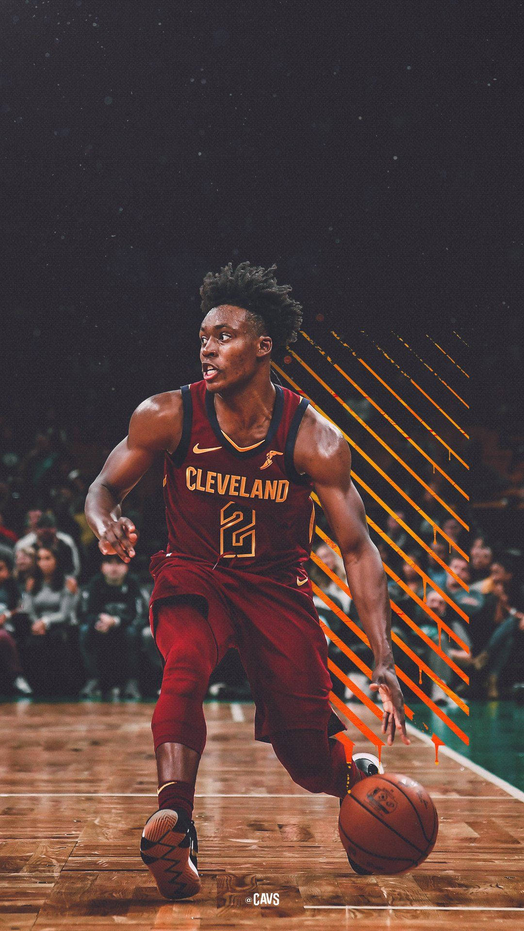 1080x1920 Download Basketball League Collin Sexton In Maroon Jersey Wallpaper