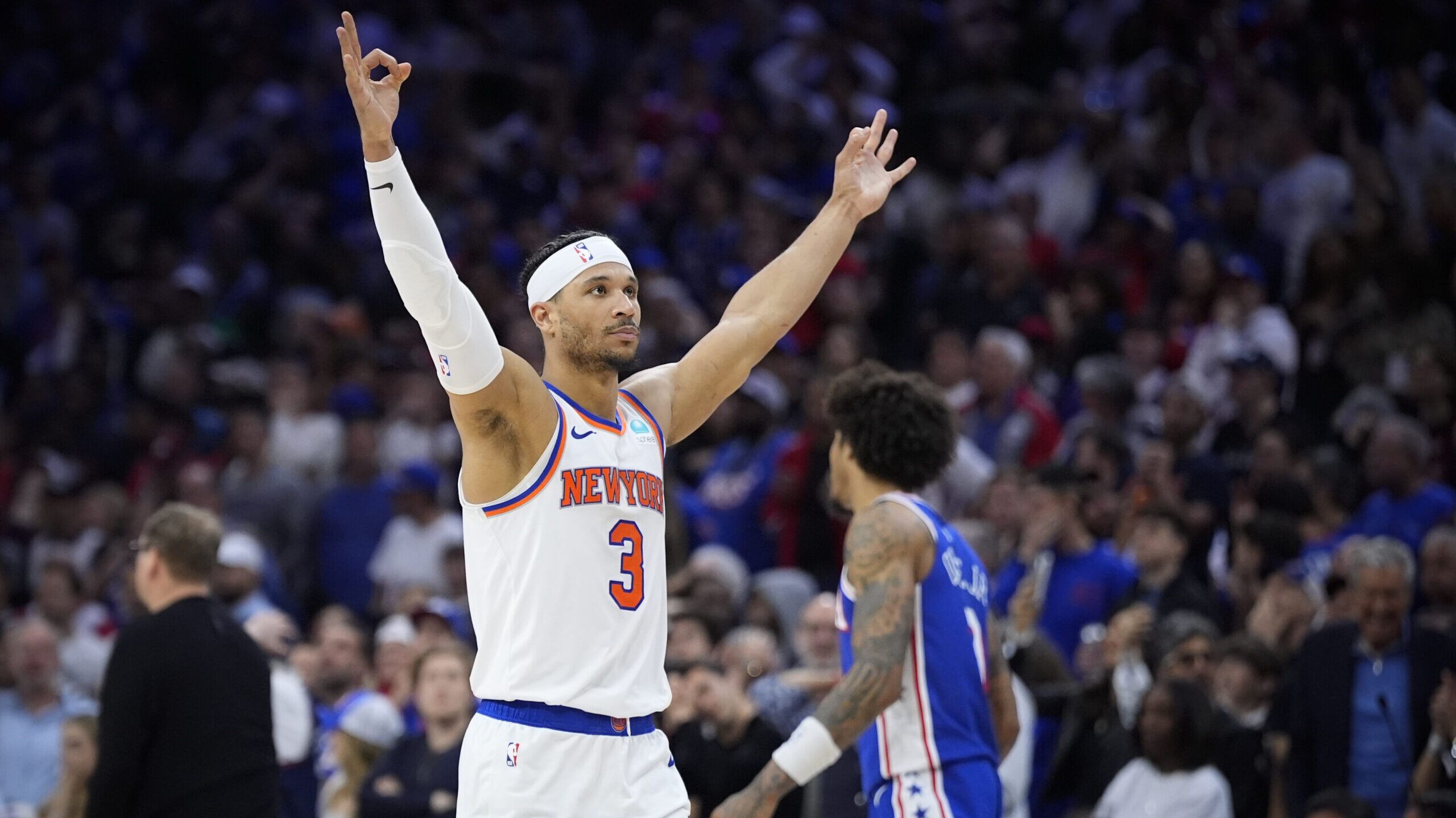 2560x1440 Knicks advance past Sixers to reach Eastern Conference semifinals