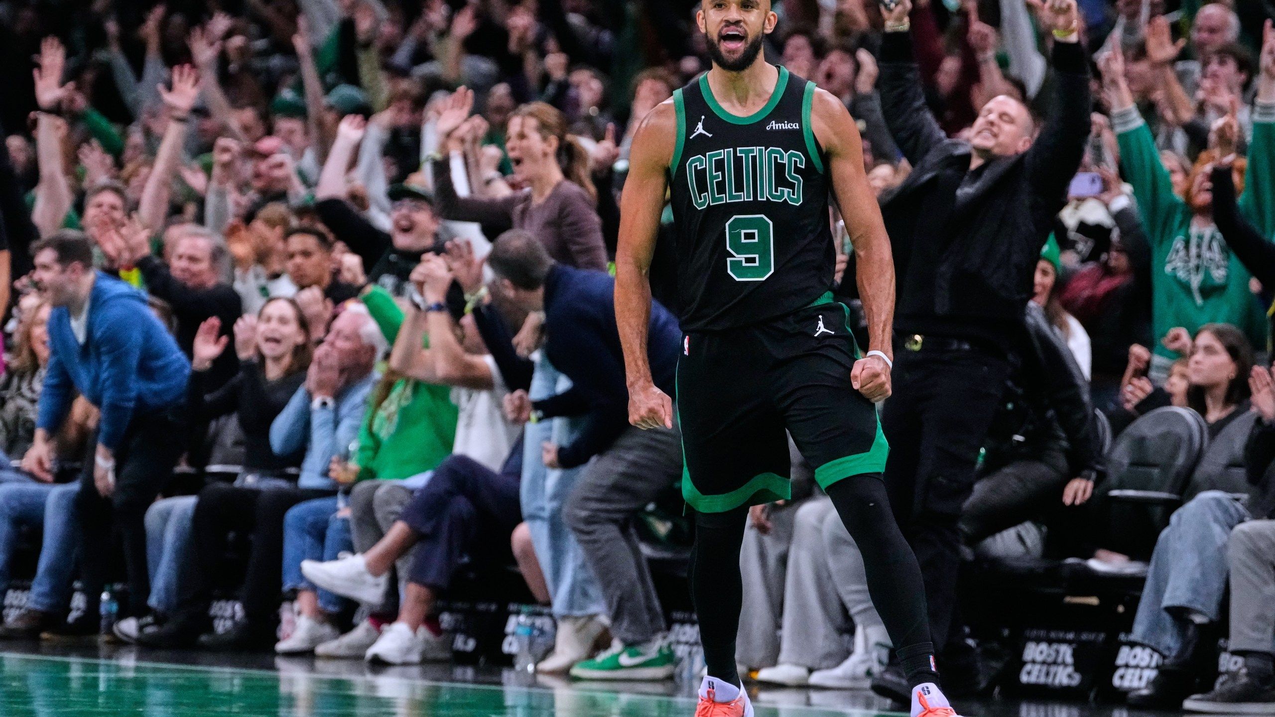 2560x1440 Celtics End Pistons' Winning Streak At A Franchise Record Tying 13 With 117 114 Victory