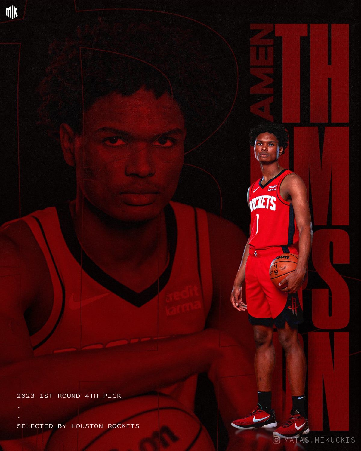 1200x1500 Amen Thompson.. Poster Design