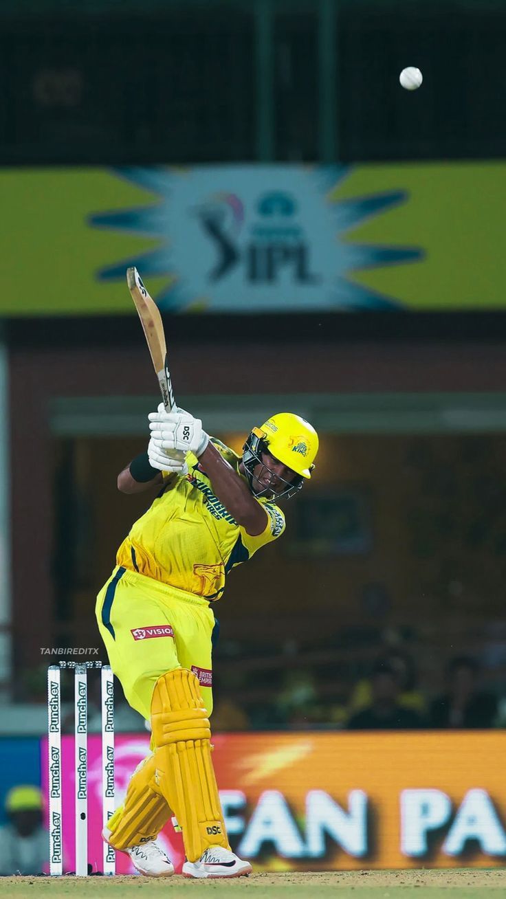 736x1308 Rachin Ravindra CSK Wallpaper