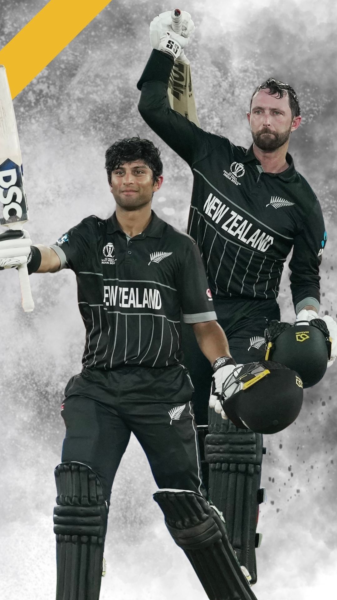 1080x1920 Devon Conway, Rachin Ravindra break records. World Cup 2023