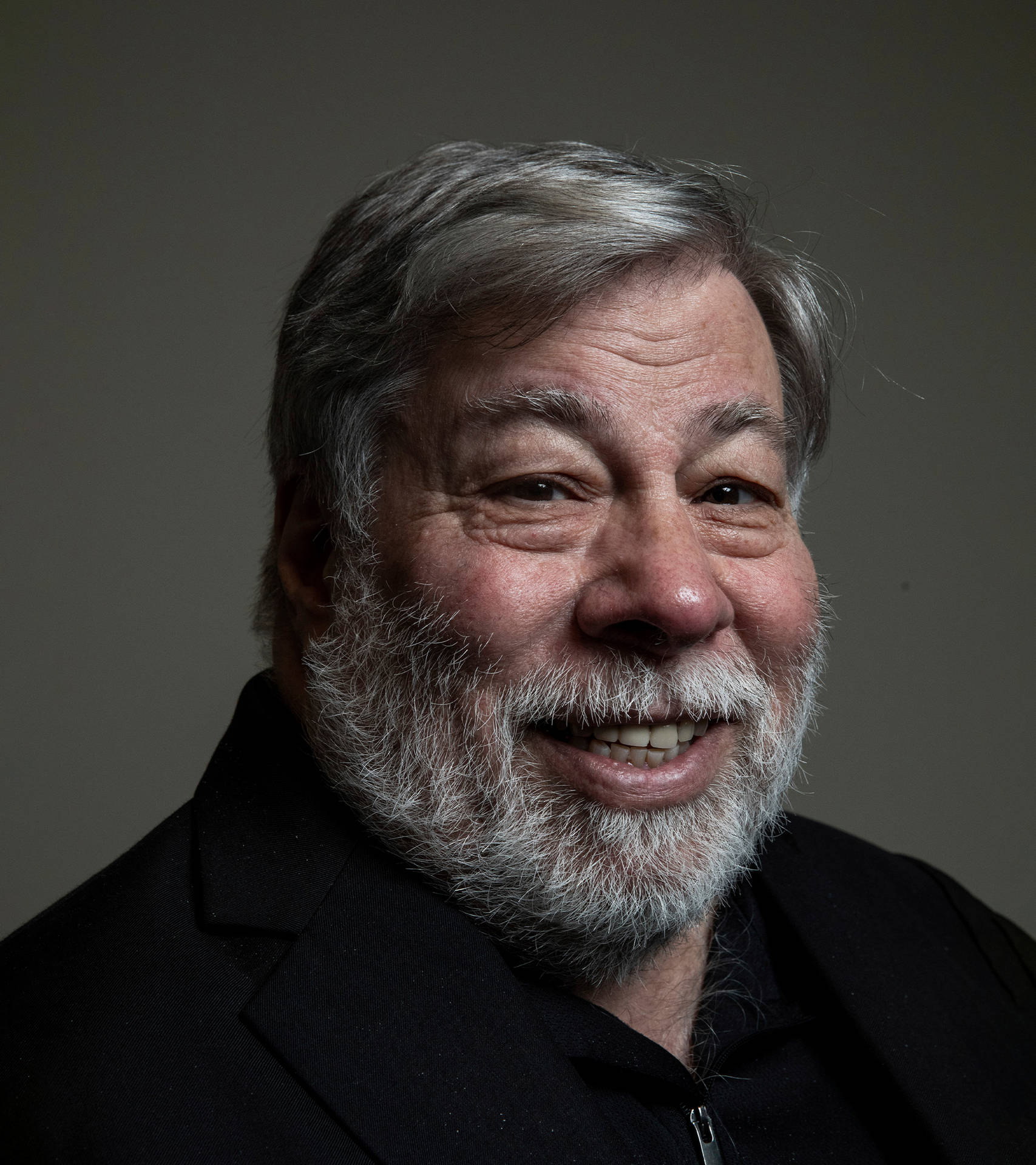 1707x1920 Download Iconic Portrait of Steve Wozniak Wallpaper