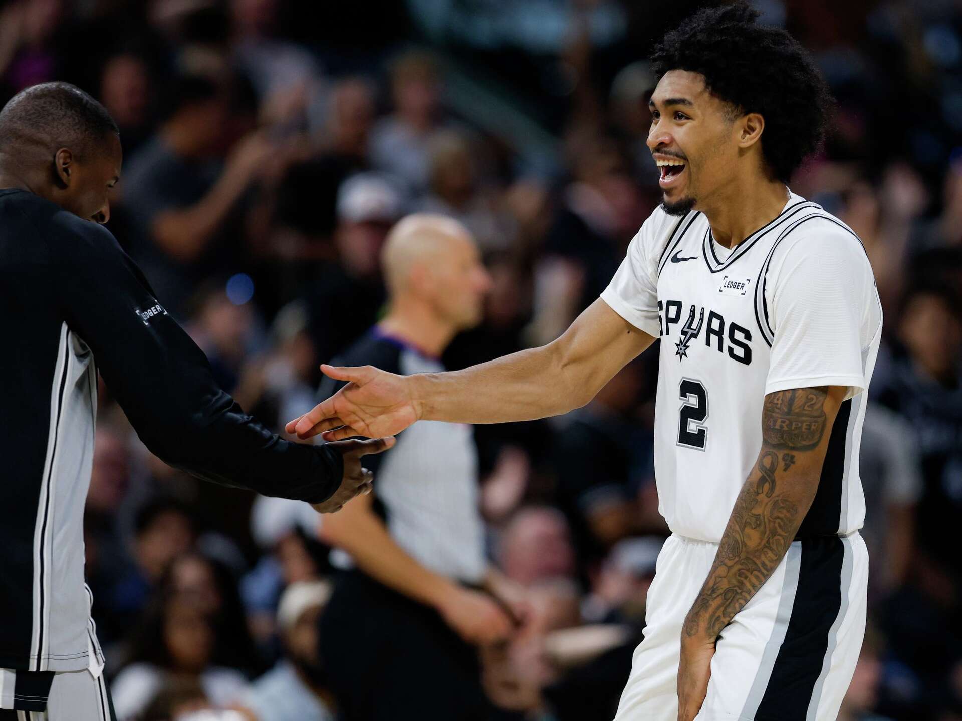 1920x1440 How Dylan Harper came to the Spurs' rescue against Brooklyn