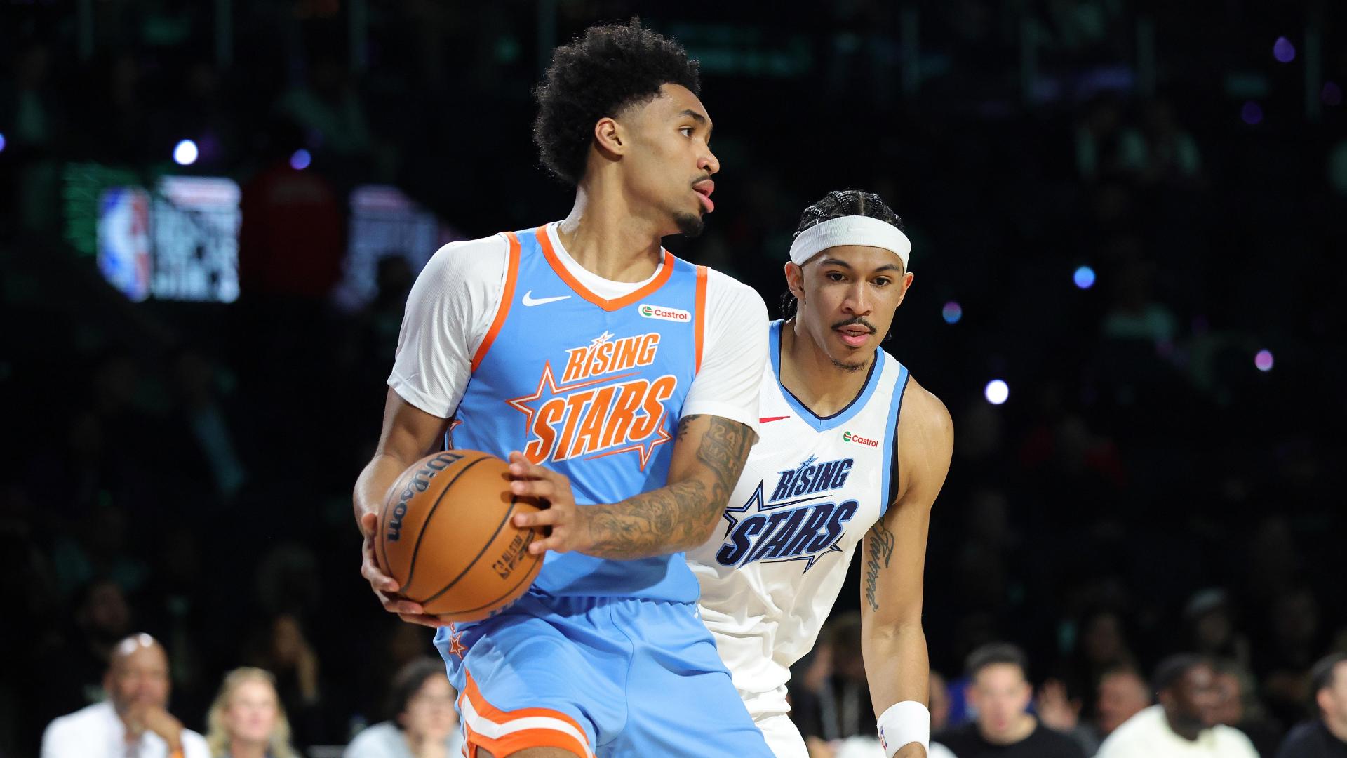 1920x1080 Dylan Harper and Ron Harper Jr. show brotherly love at Rising Stars