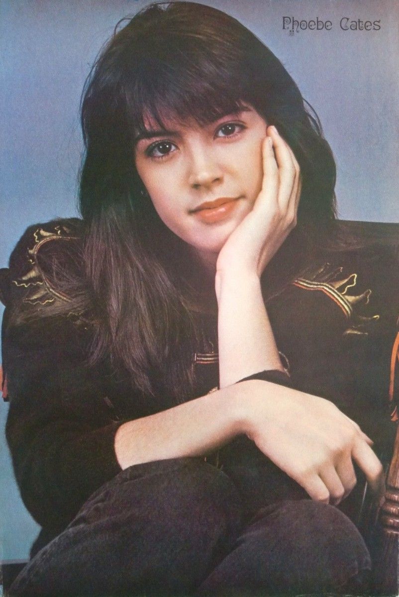802x1200 PHOEBE CATES HEAD RESTING ON HER PALM POSTER FROM ASIA Cute, 80's Actress