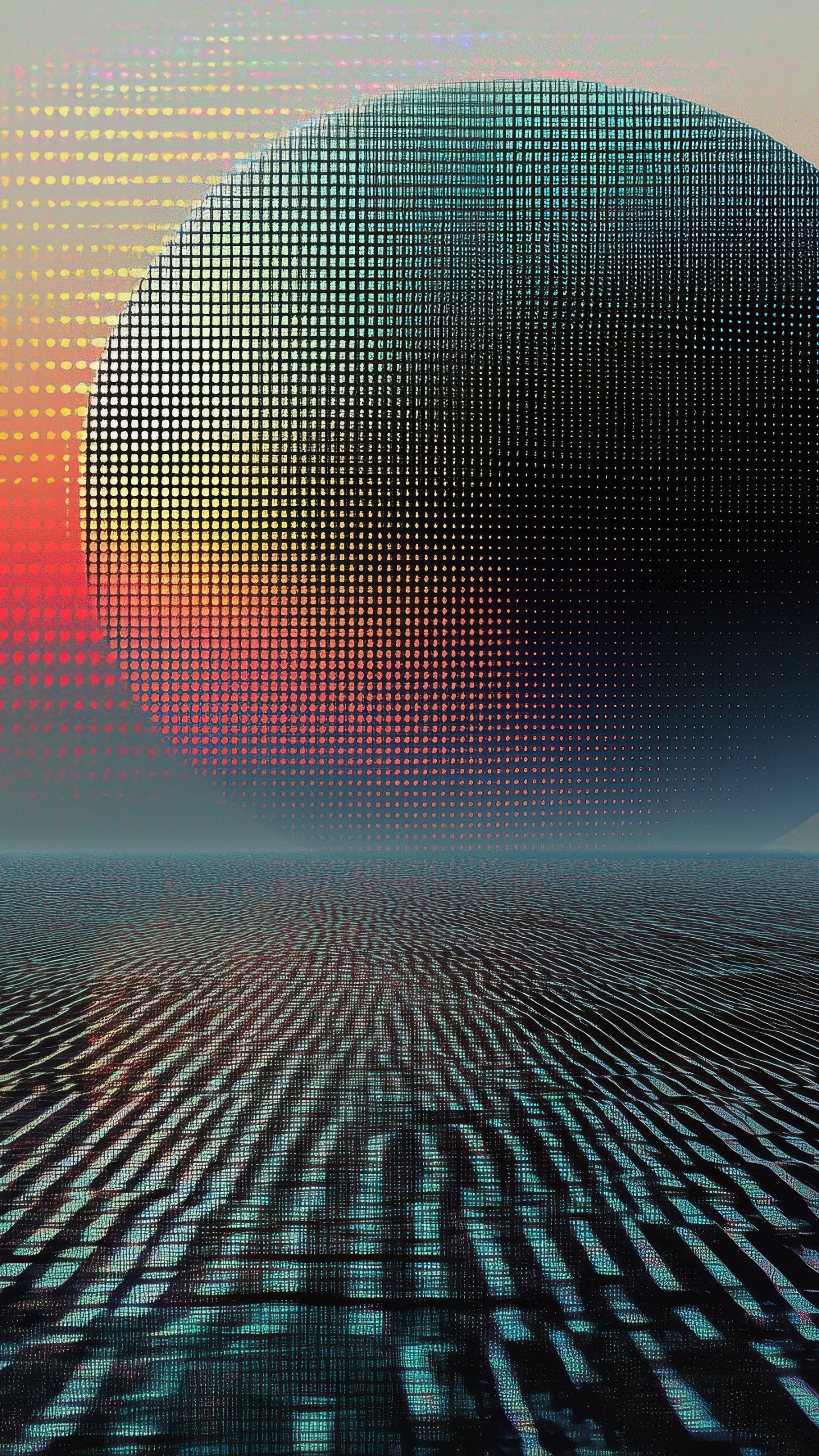 1440x2560 Retrowave Wallpaper 4K aesthetic, 80s nostalgia