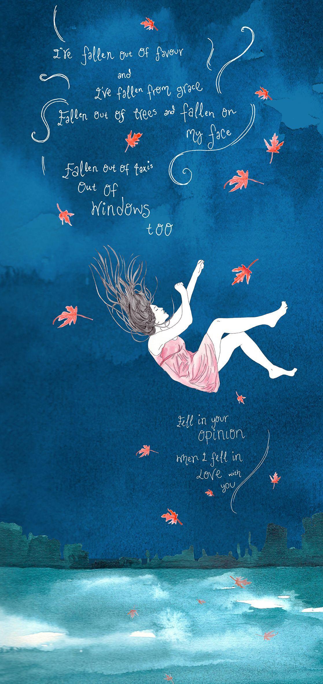 1117x2362 Fallen Inspired by lyrics by Florence and the Machine