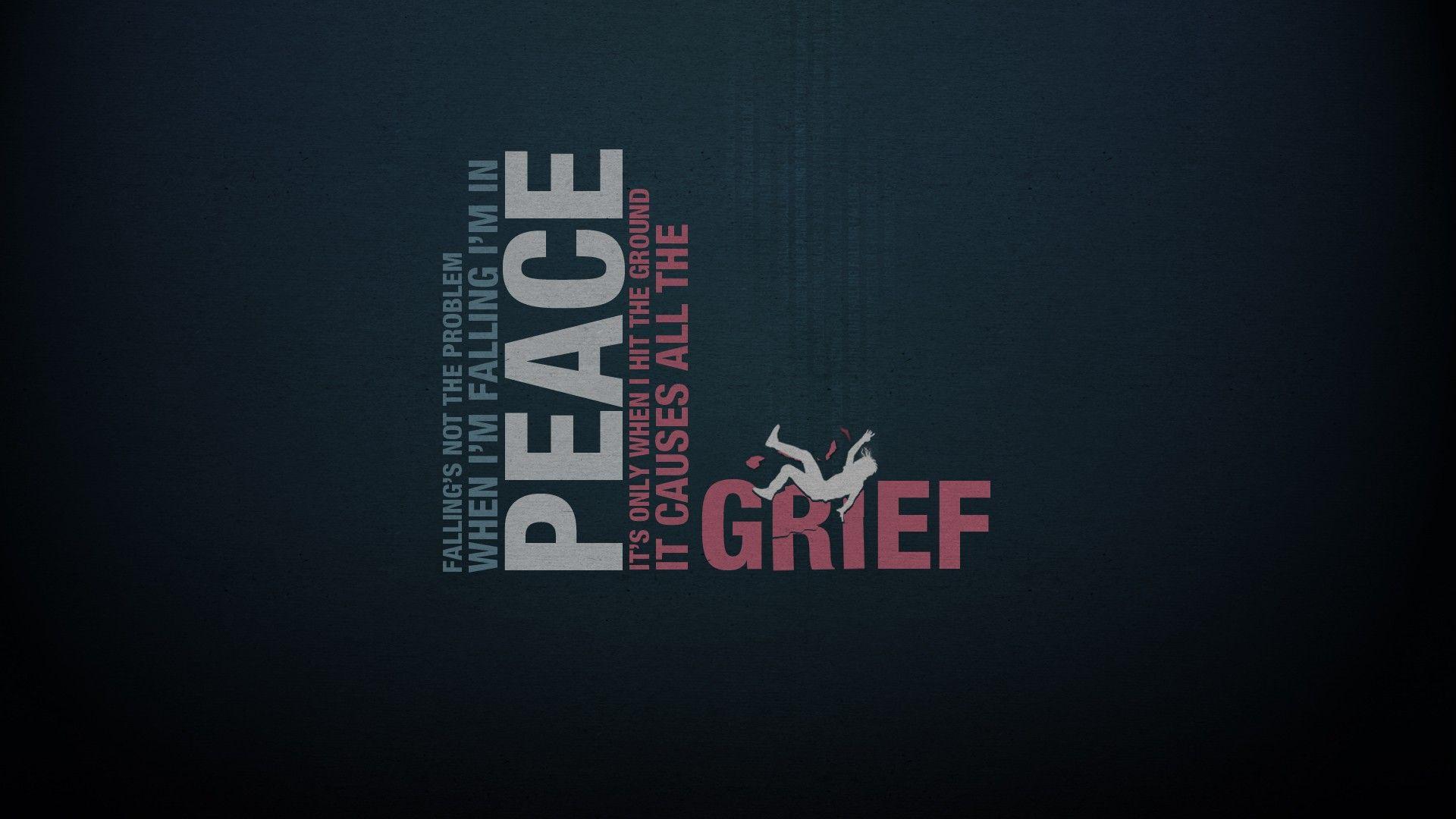 1920x1080 quotes, peace, fall, typography, Florence And The Machine, final, falling wallpaper