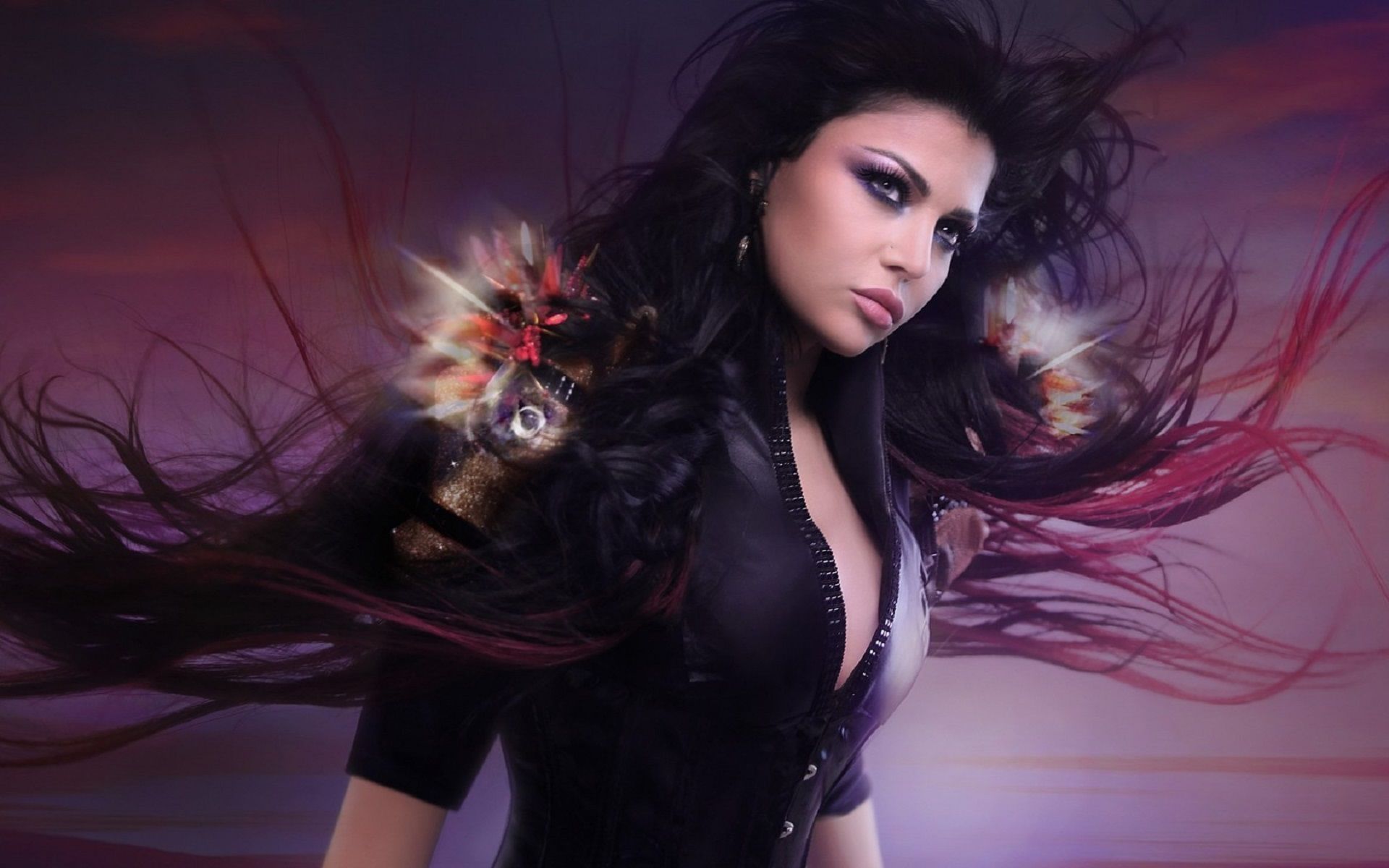 1920x1200 Haifa Wehbe Wallpaper