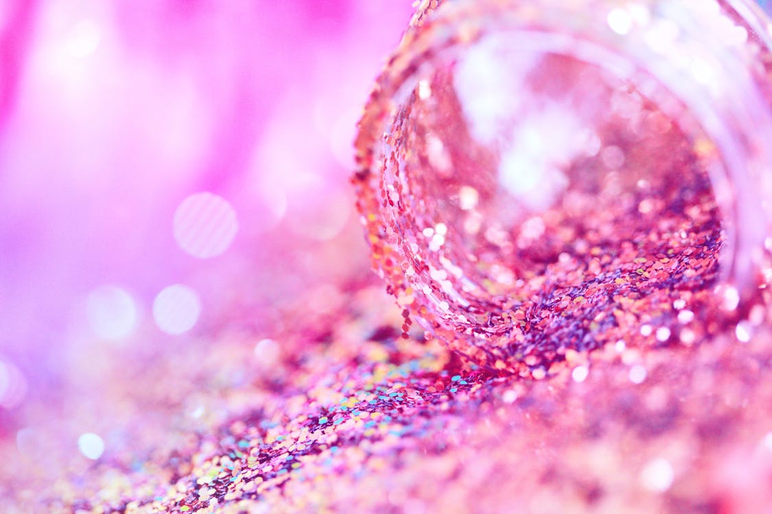 1125x750 Pink and Silver Glitter Textile · Free