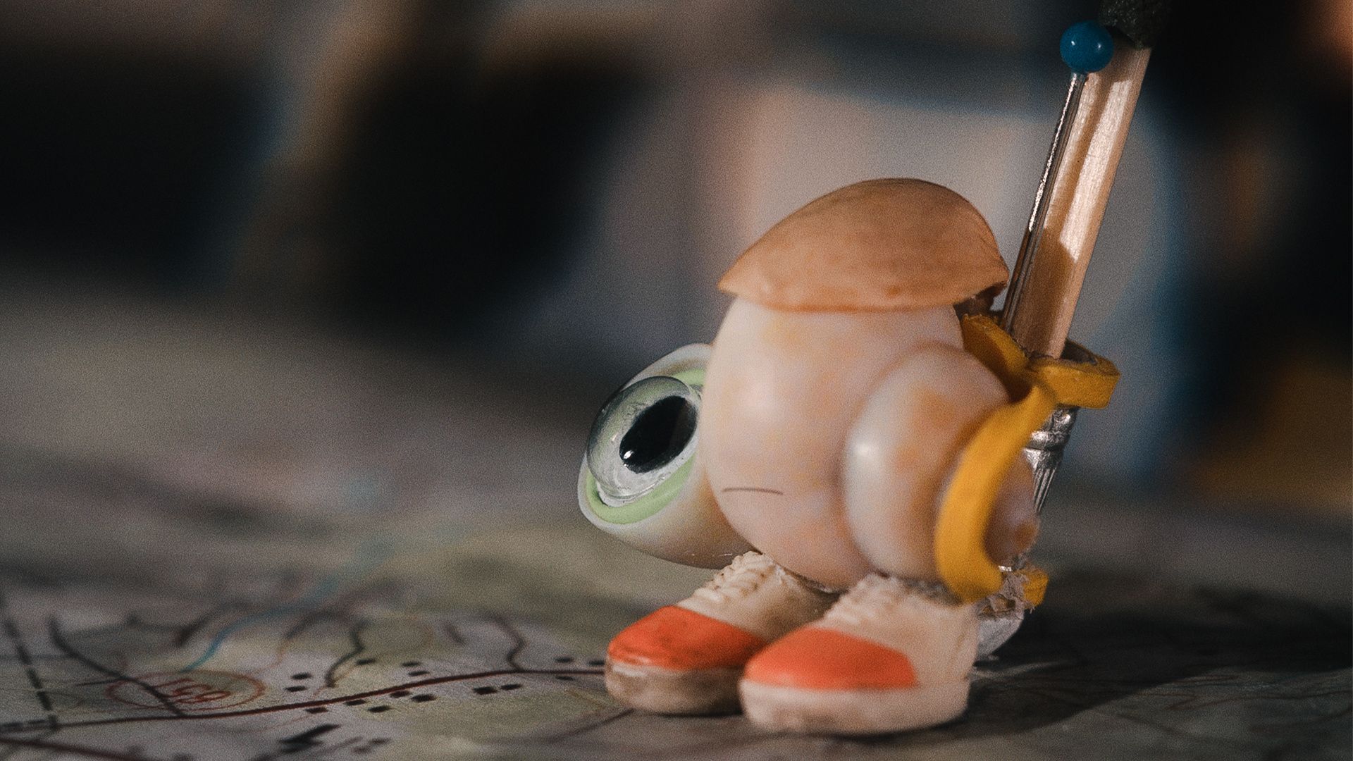 1920x1080 Marcel the Shell with Shoes On Wallpaper