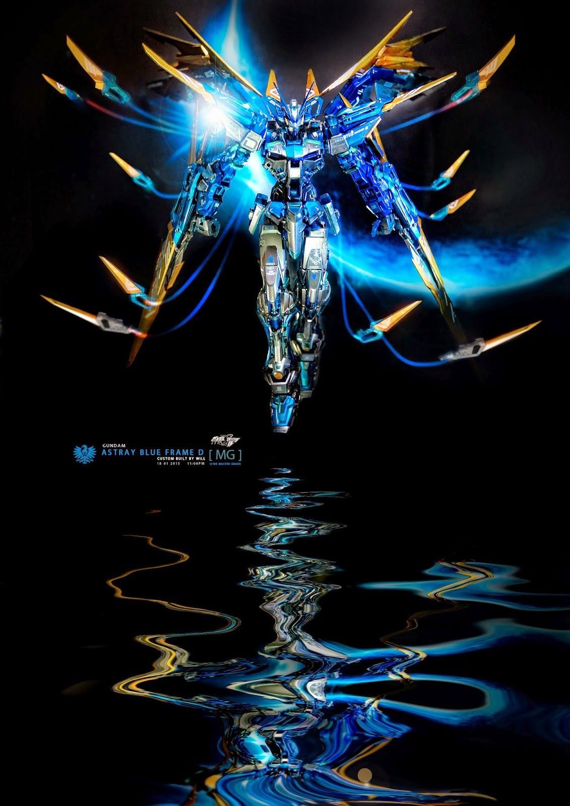 1131x1600 GUNDAM GUY: READERS FEATURE GUNPLA BUILD: MG 1 100 Gundam Astray Blue Frame D Build + Photography By Will Chong