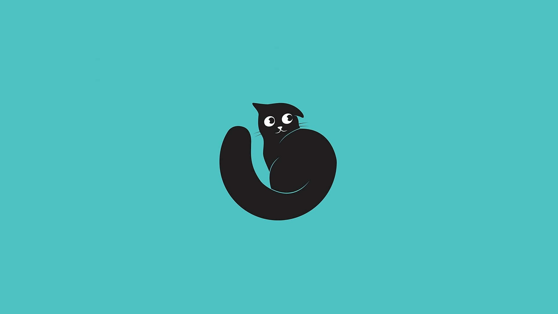 1920x1080 Cyan Background