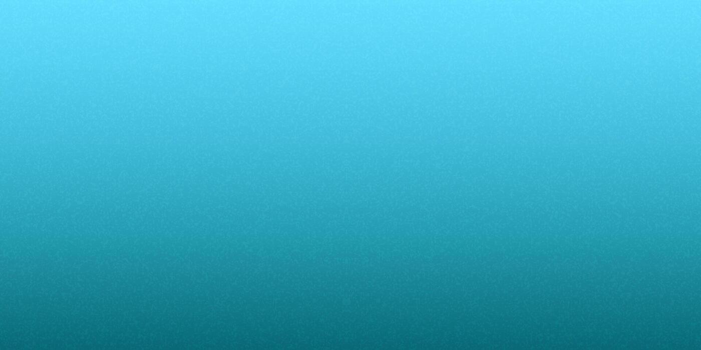 1400x700 Bold minimal gradient with intense cyan tones and smooth grain overlay. Perfect for clean modern compositions, UI, UX background, or digital wallpaper