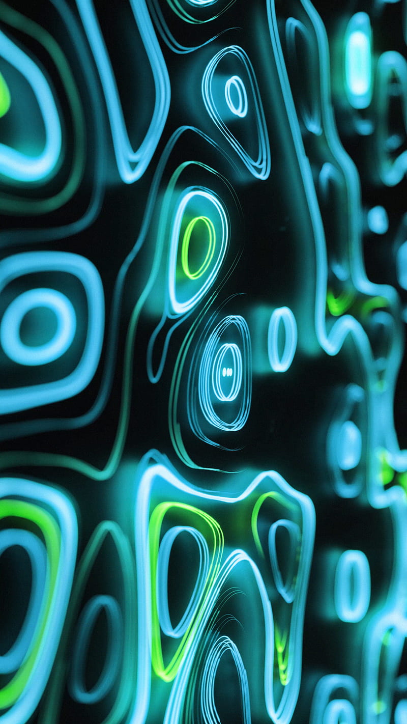 800x1422 HD geometric cyan wallpaper