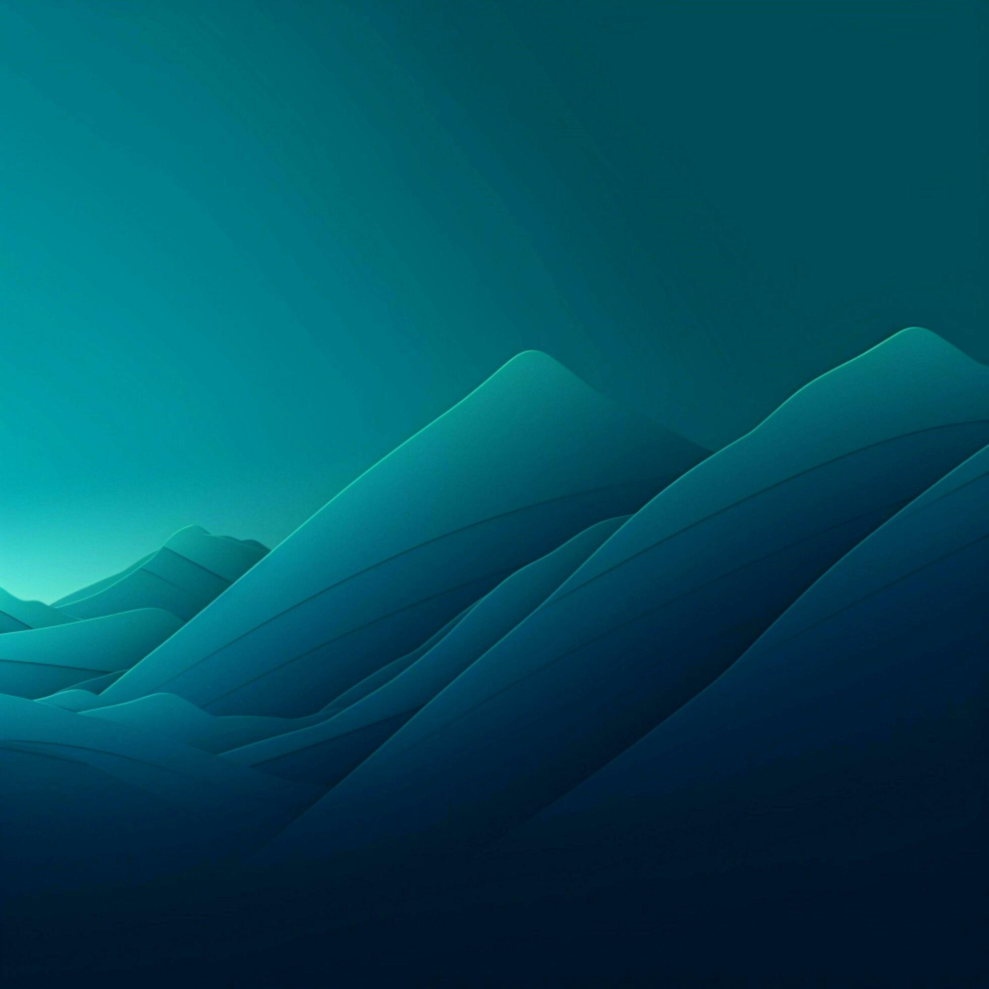1960x1960 Teal Minimalist Wallpaper, HD Background