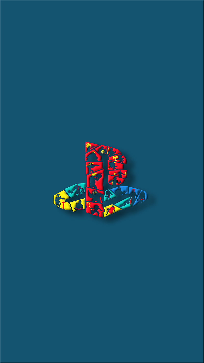 800x1422 Play Station, blue, console, cyan, entertainment, exclusive, games, logo, minimalist, HD phone wallpaper