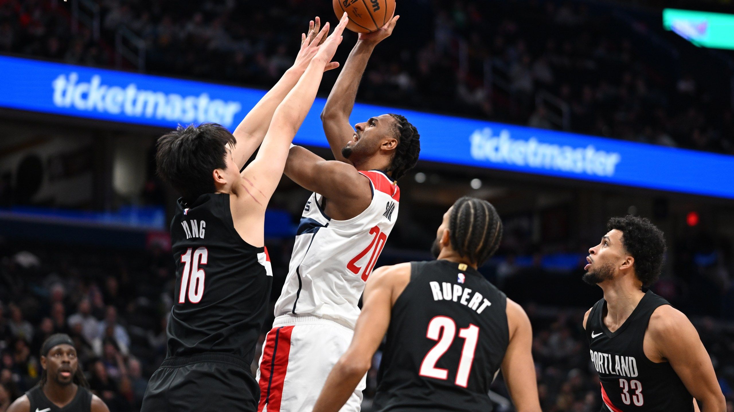 2560x1440 Sarr's Big Night Helps The Wizards Snap A 9 Game Skid With A 115 111 Win Over Portland. DC News Now