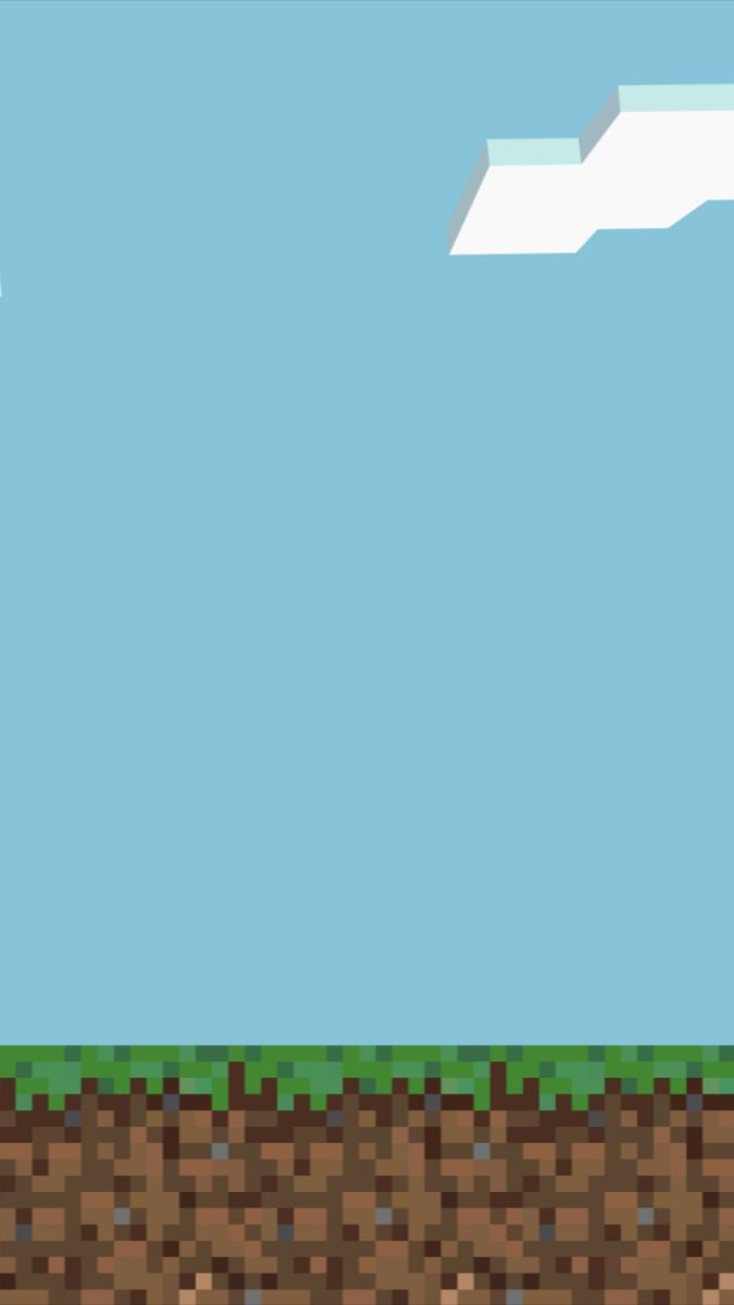 675x1200 Minecraft 2D Wallpaper