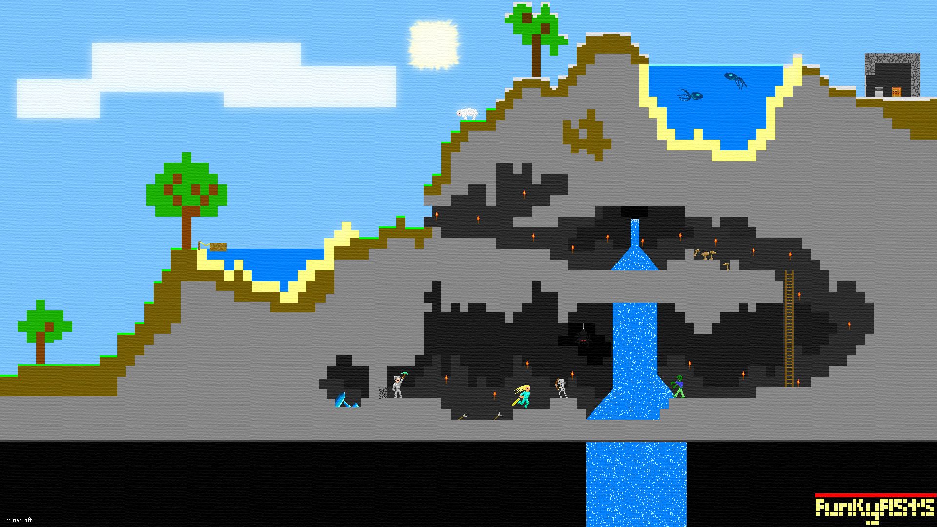 1920x1080 Totally Minecraft by Funkyfists on Newgrounds
