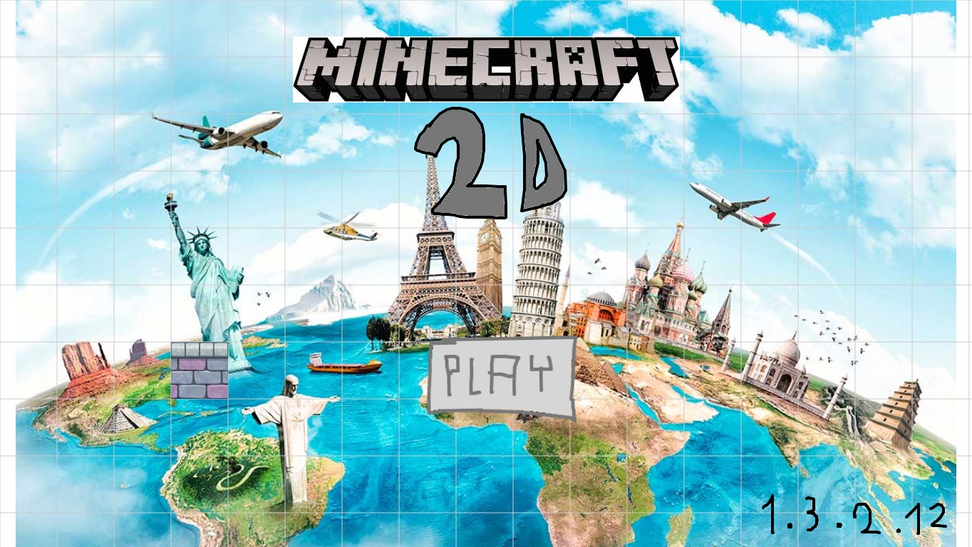 1364x768 Minecraft 2d
