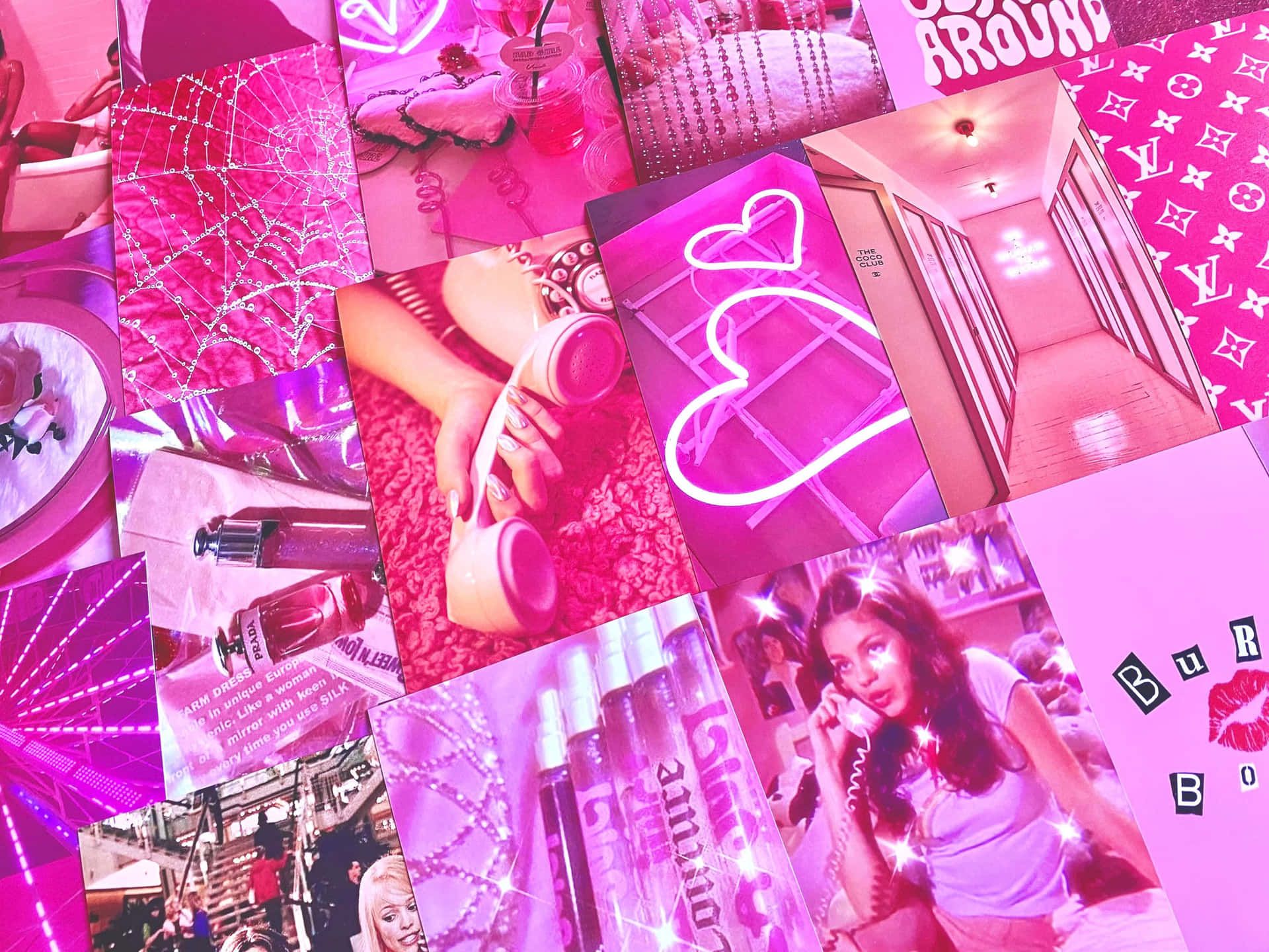 1920x1440 Pink Y2k Desktop Wallpaper