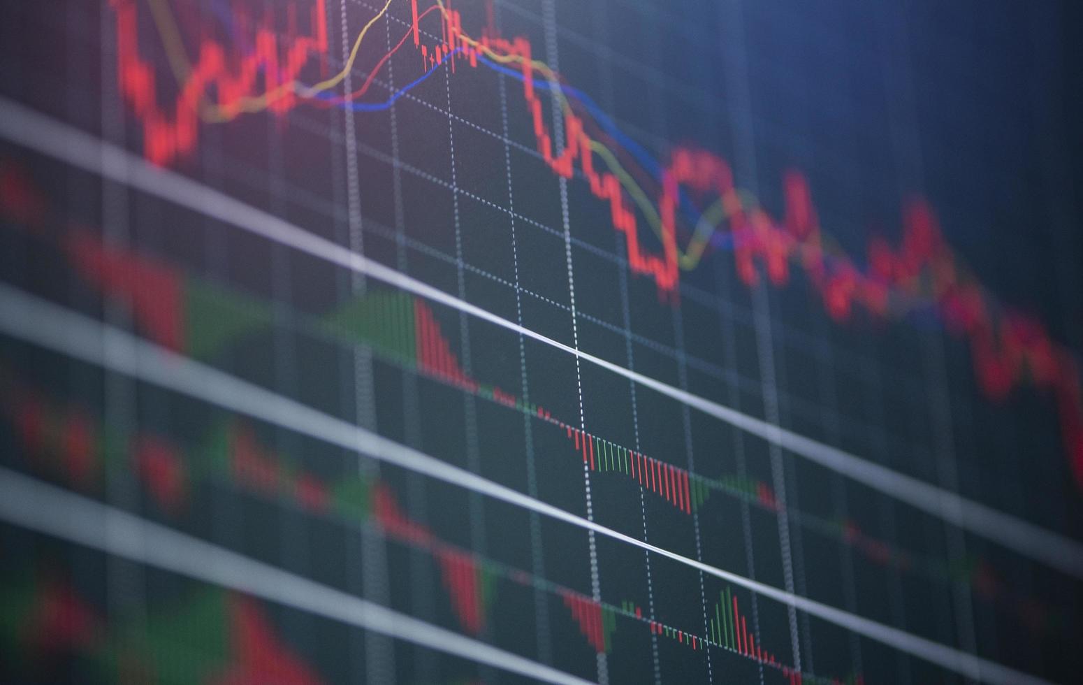 1550x980 Stock crash market exchange loss trading graph analysis investment indicator business graph charts of financial digital background down stock crisis red price in down trend chart fall