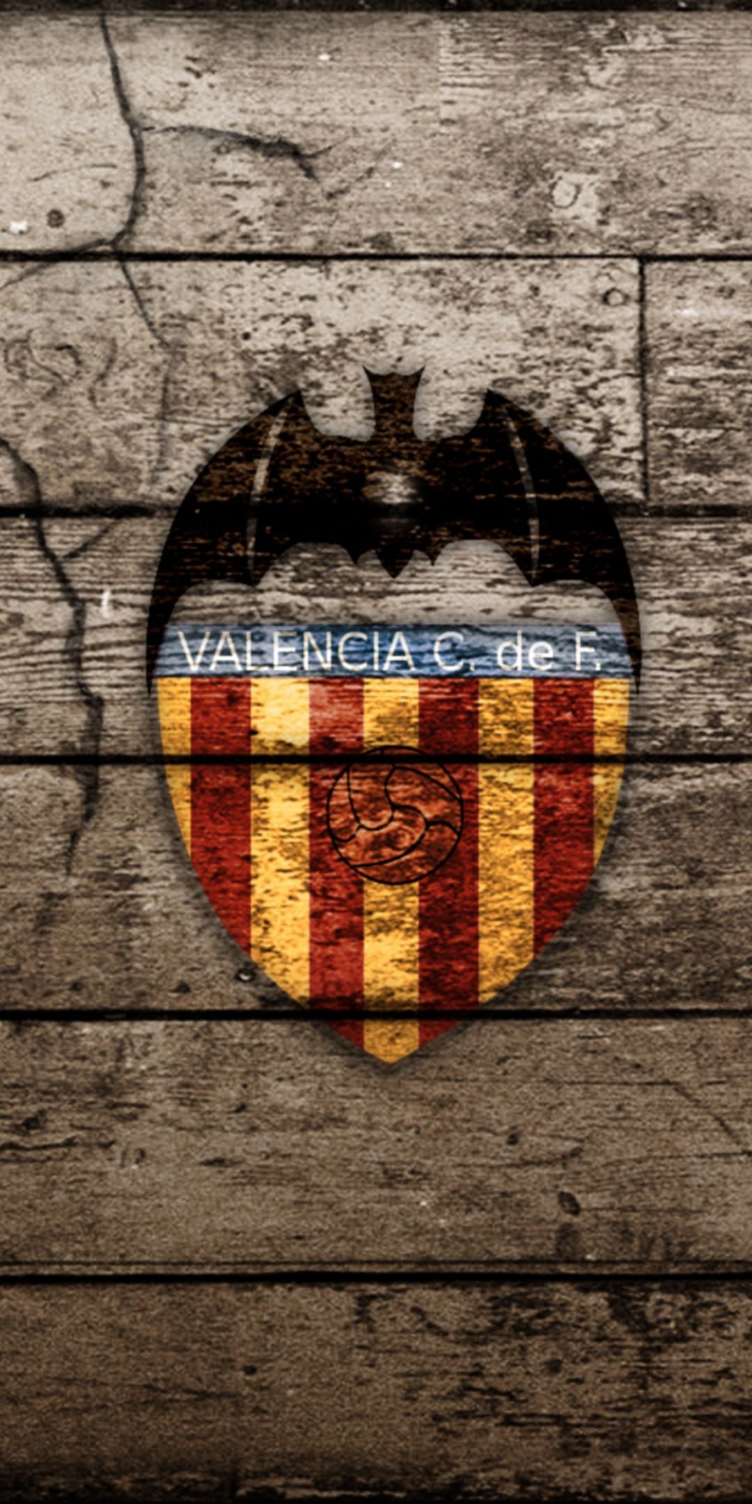 1080x2160 Phone wallpaper: Valencia Cf, Sports, Emblem, Soccer, Logo 1154223