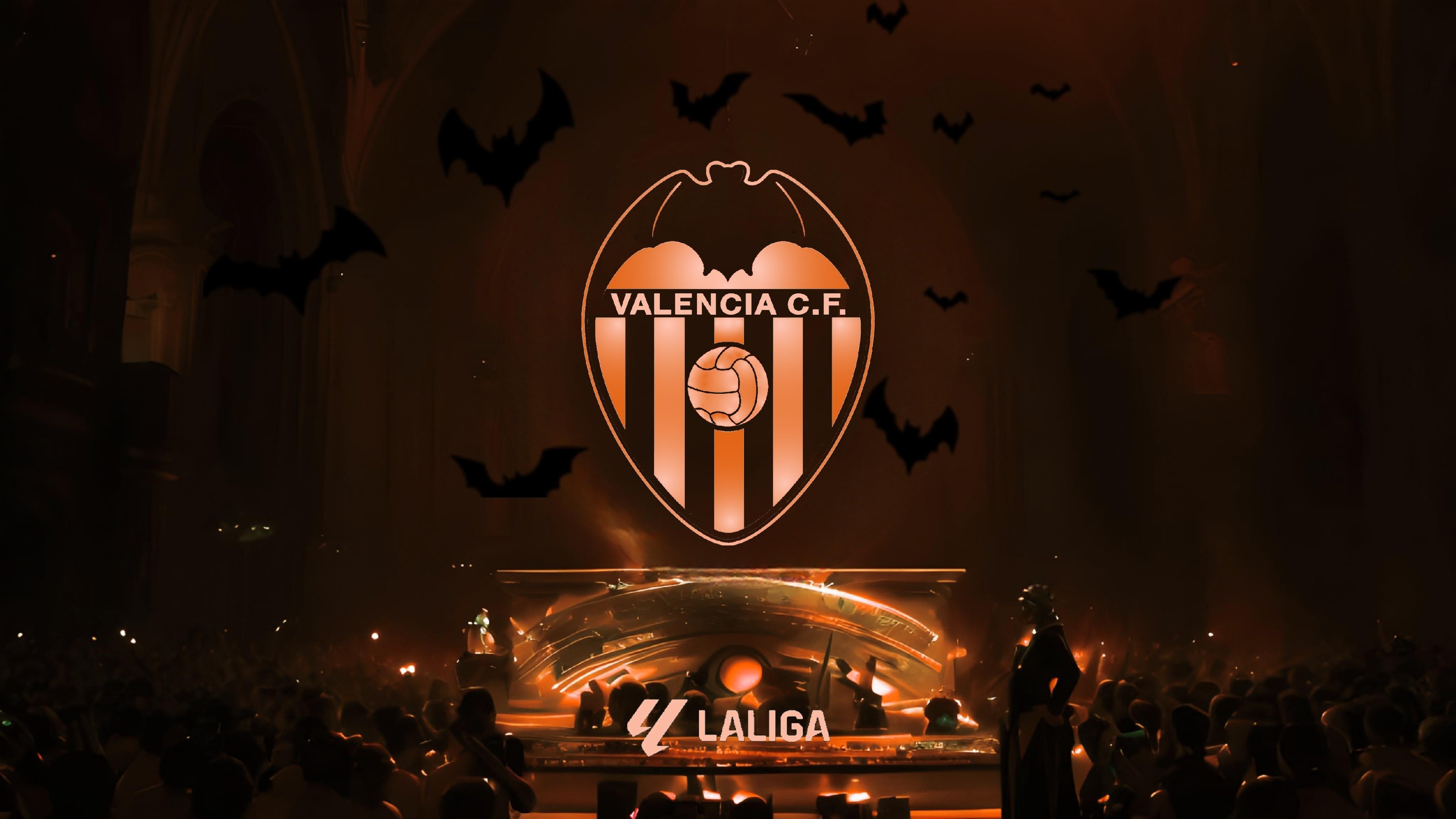 3464x1949 Download Valencia CF Sports HD Wallpaper by Z A Y N O S