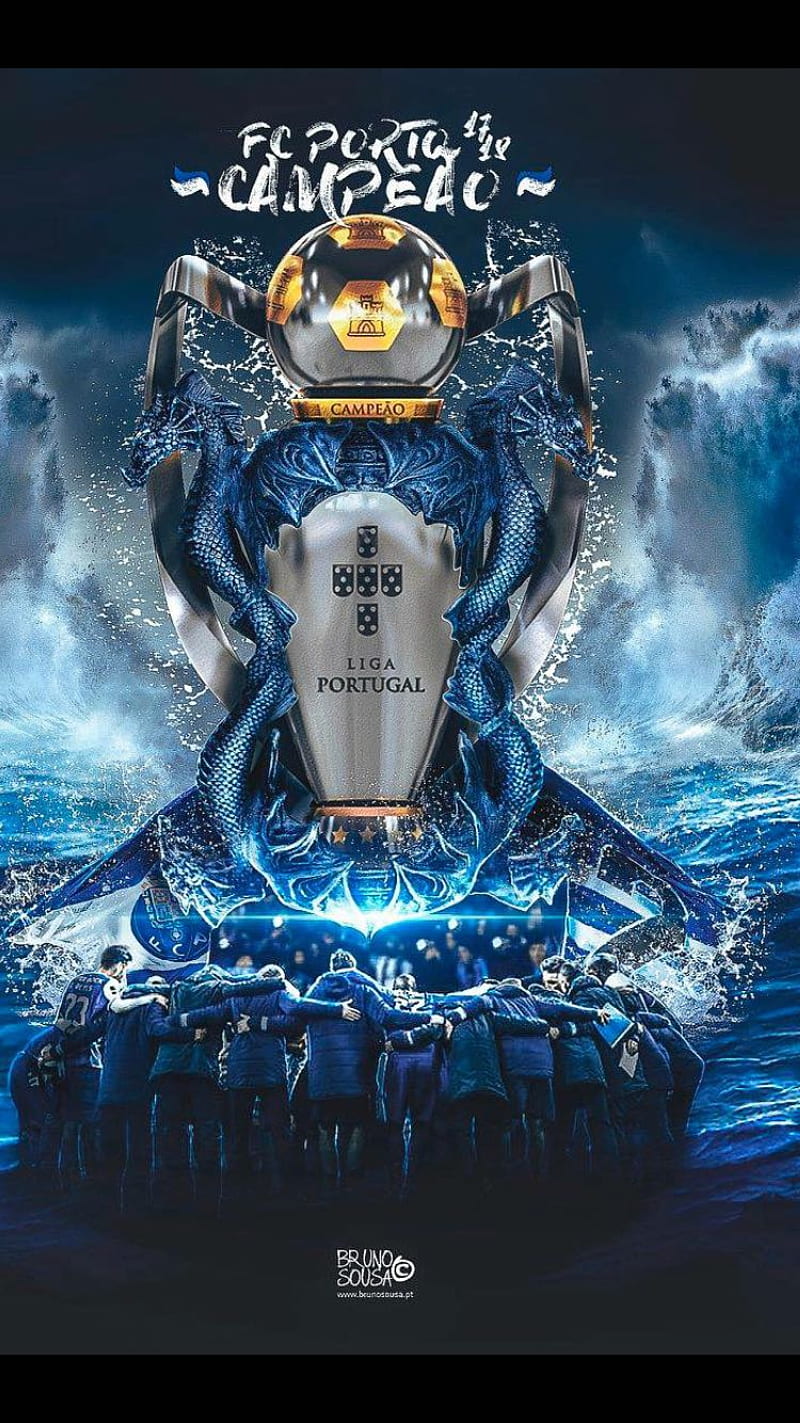 800x1423 Mar Azul do Campeao, mar azul porto fcp, oporto champion, HD phone wallpaper