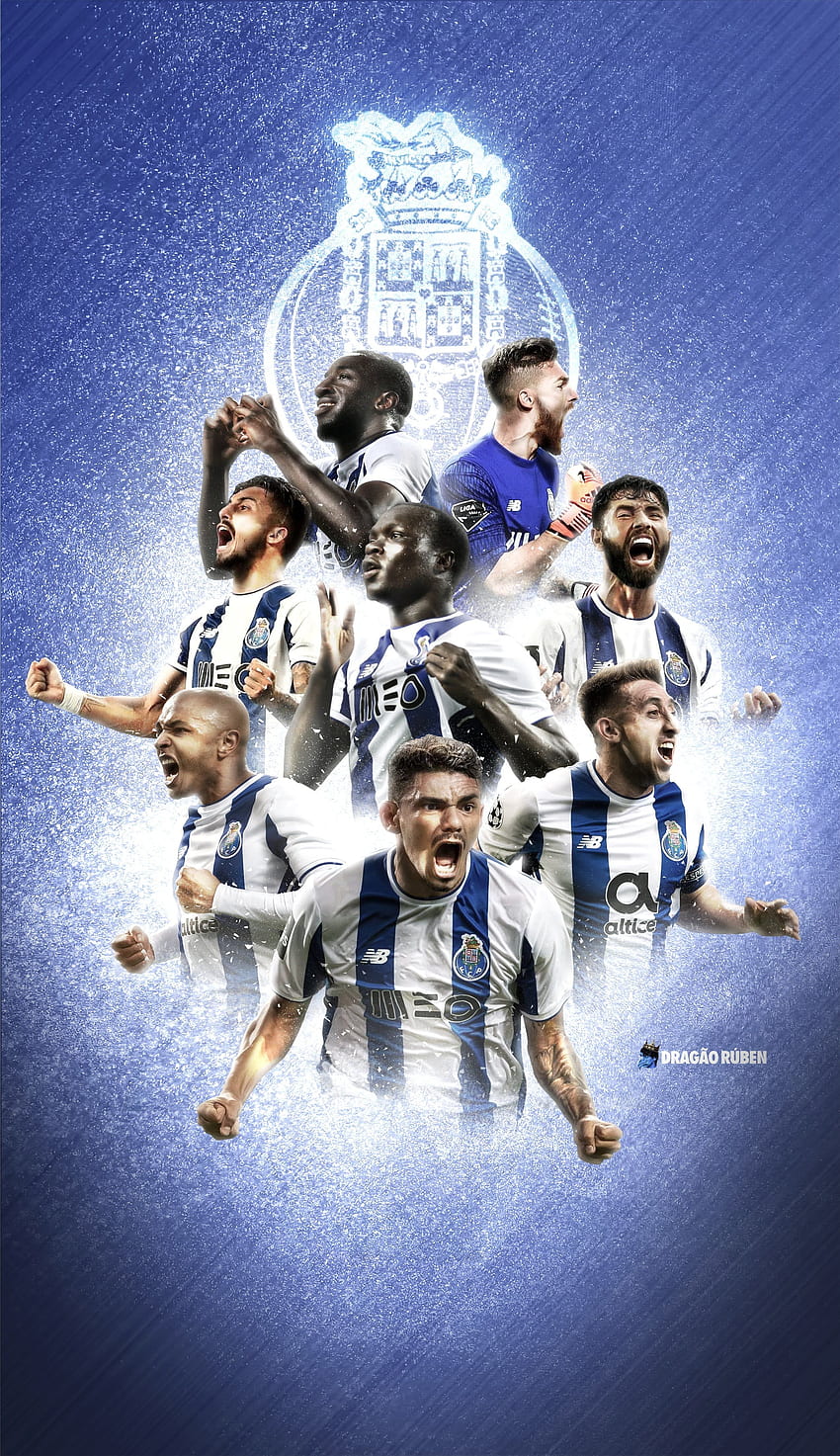 850x1473 FC Porto Phone HD phone wallpaper