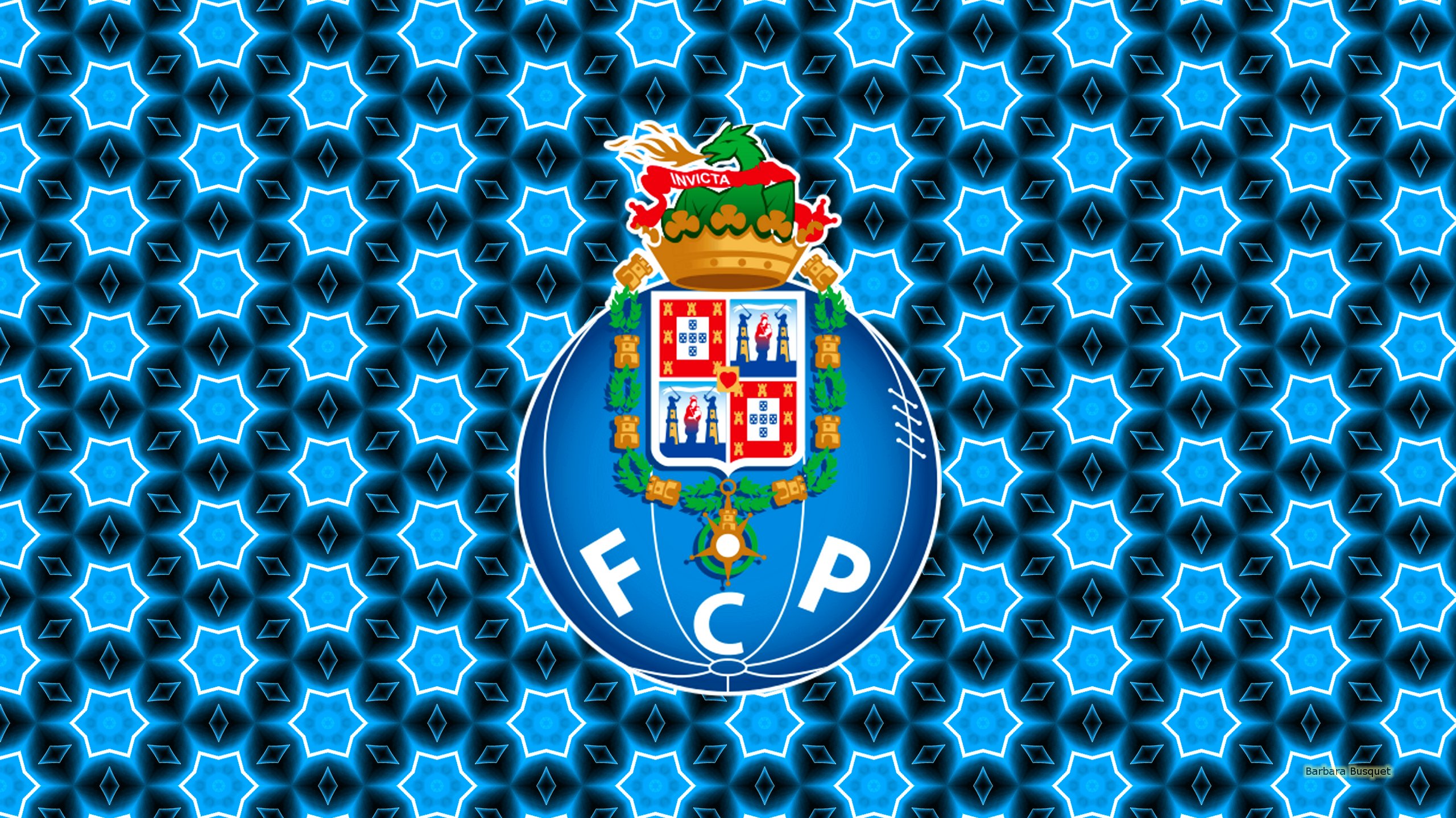 2560x1440 Desktop wallpaper: Fc Porto, Sports, Emblem, Logo, Soccer 4K free download for PC. 456208