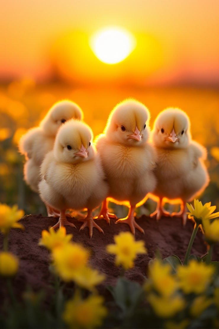 740x1110 Baby chicks Image