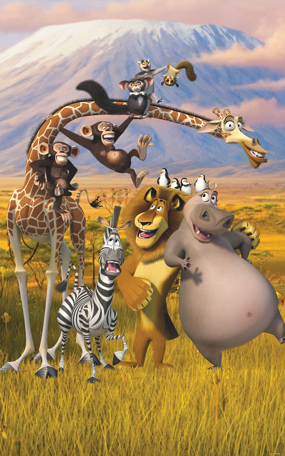 1123x1800 Walltastic Madagascar Poster Mural Paper Colourful 8 x 7 x 52.5 cm : Amazon.nl: DIY & Tools