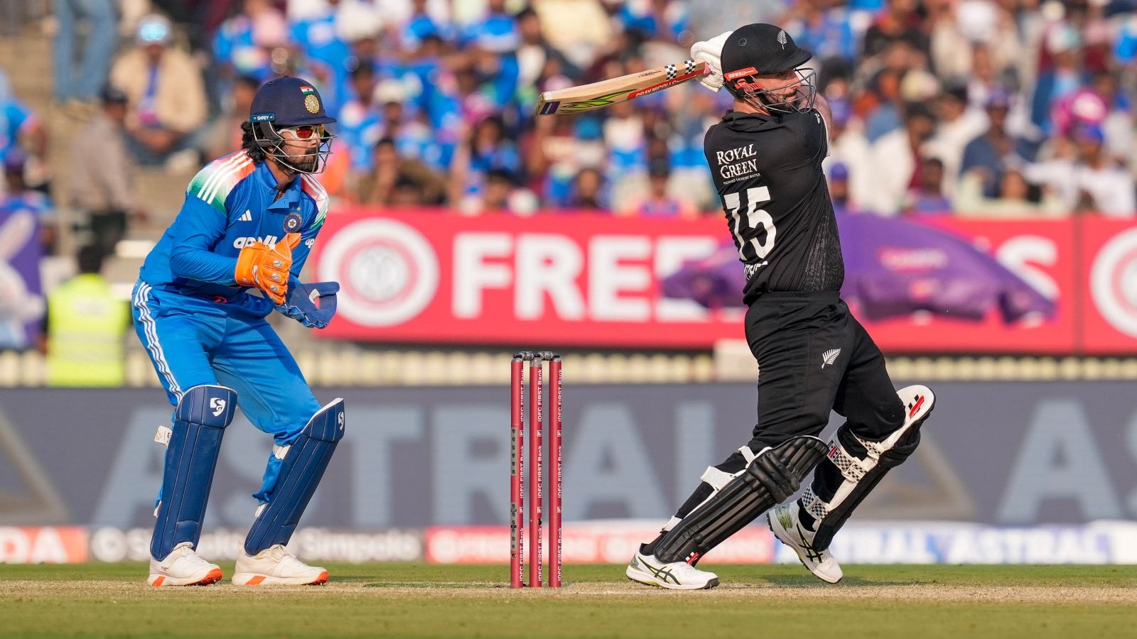 1600x900 Daryl Mitchell Hits 84 To Lift New Zealand To 300 8 Against India In Vadodara