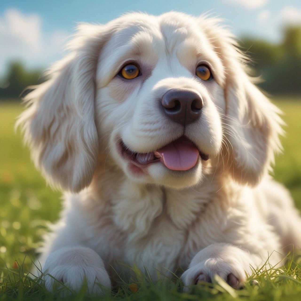 1280x1280 Free Clumber Spaniel & Animal Image