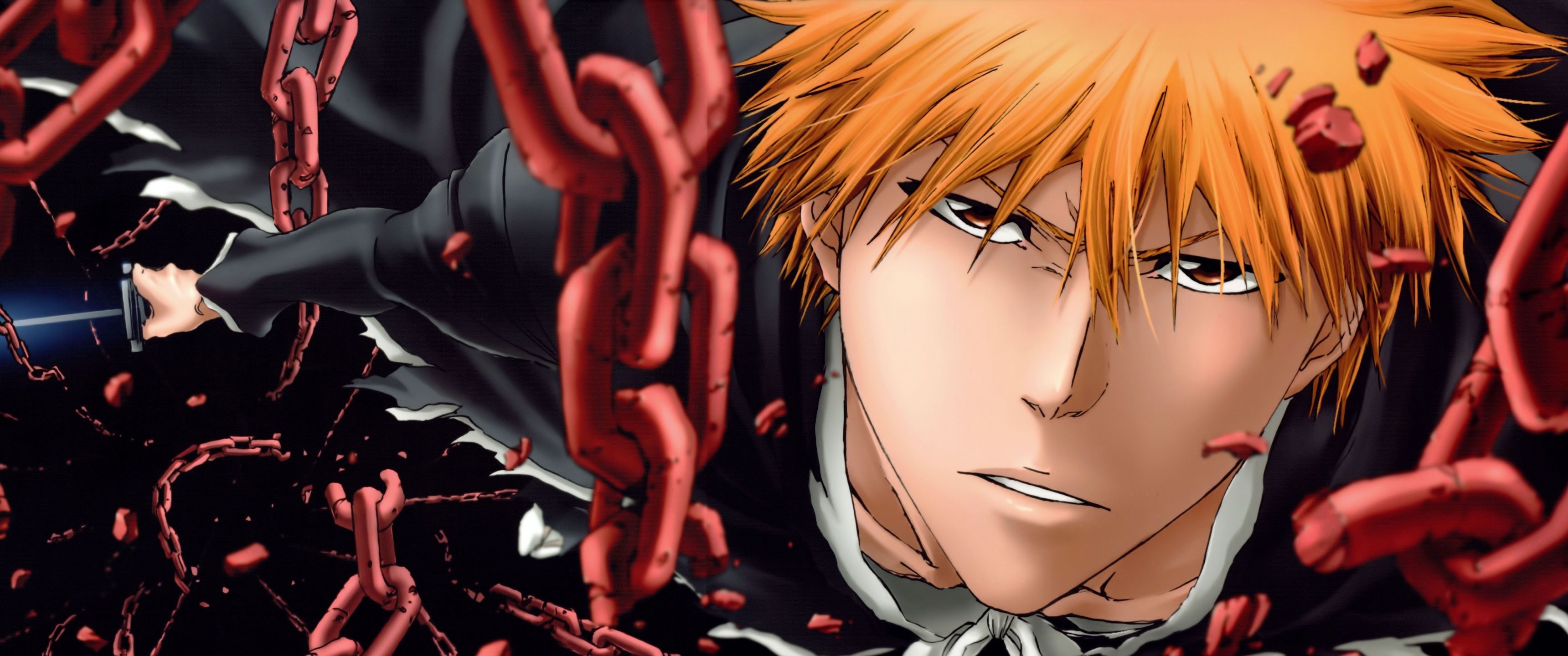 3440x1440 Ichigo Kurosaki Wallpaper 4K, Panoramic, Bleach, Ultrawide