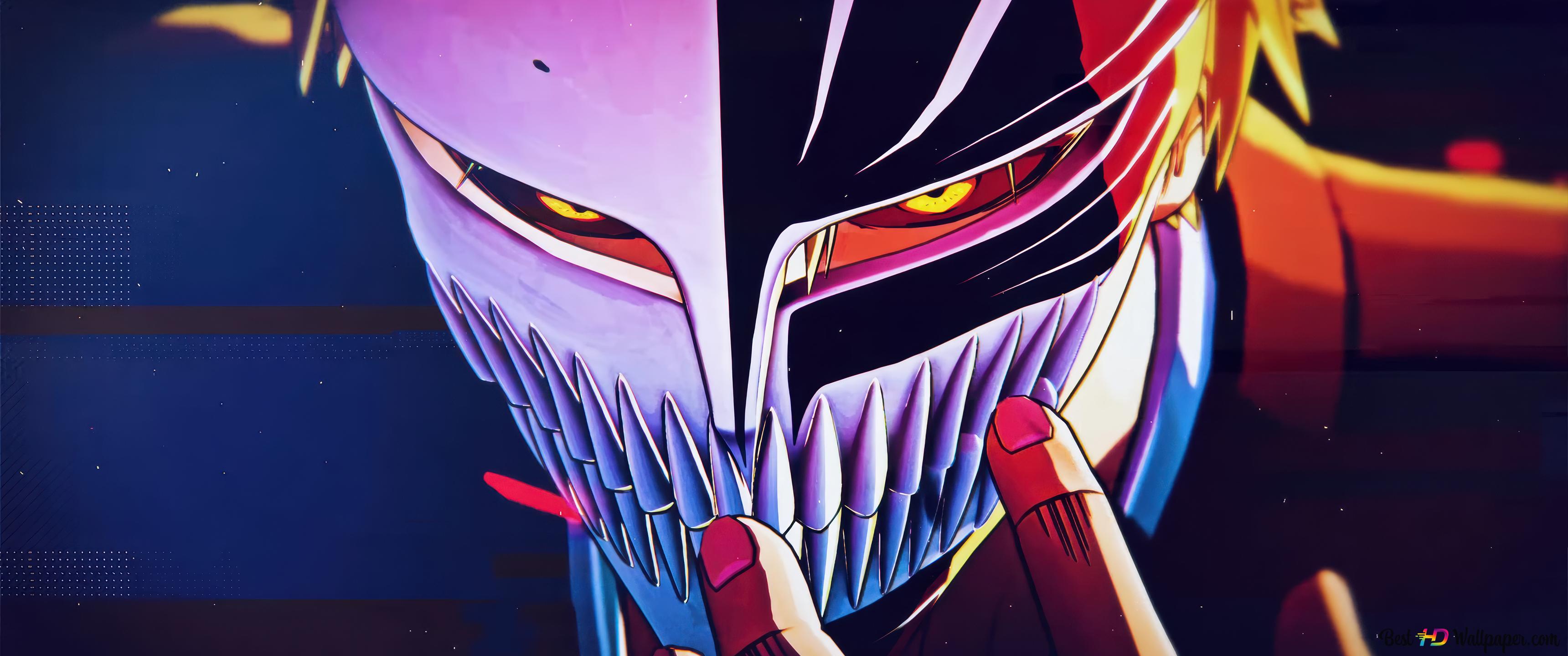 3440x1440 Hollow Ichigo from Bleach Rebirth of Souls 4K wallpaper download