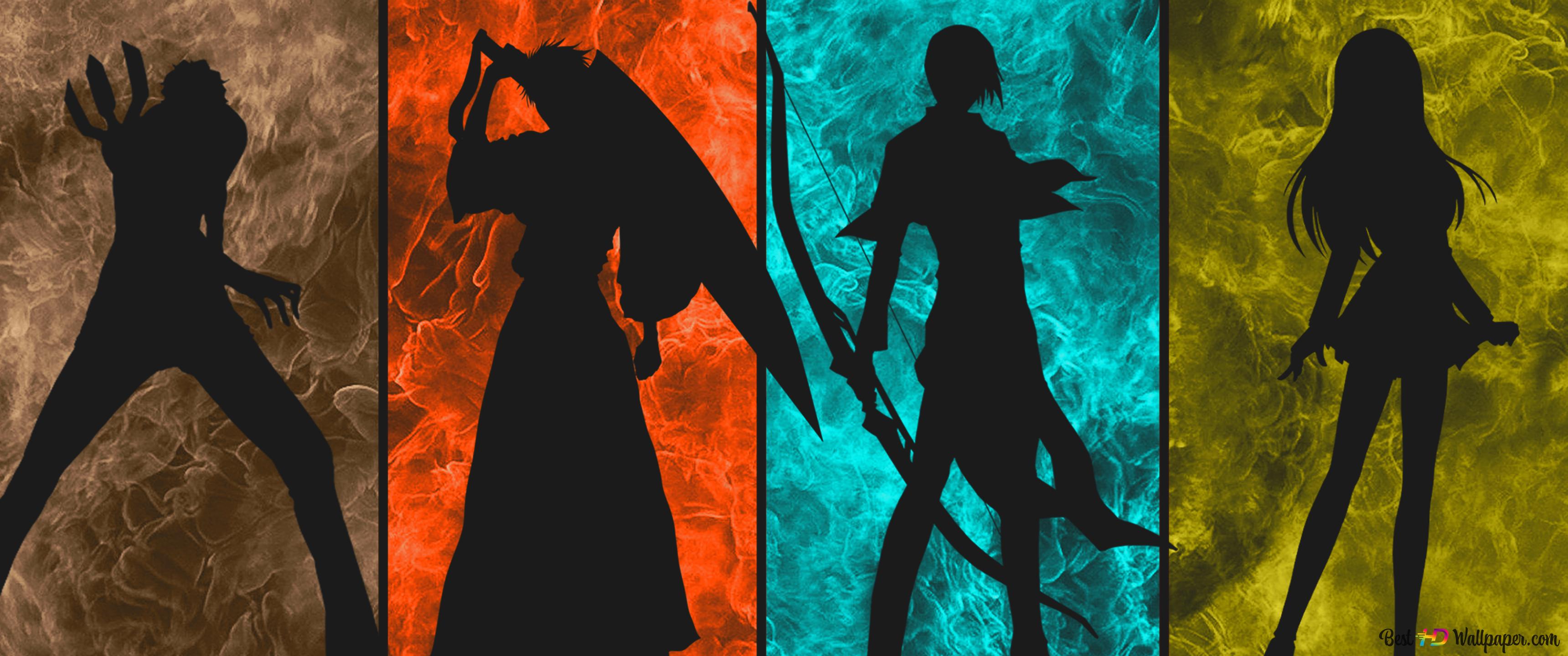 3440x1440 HD Bleach 8K wallpaper download
