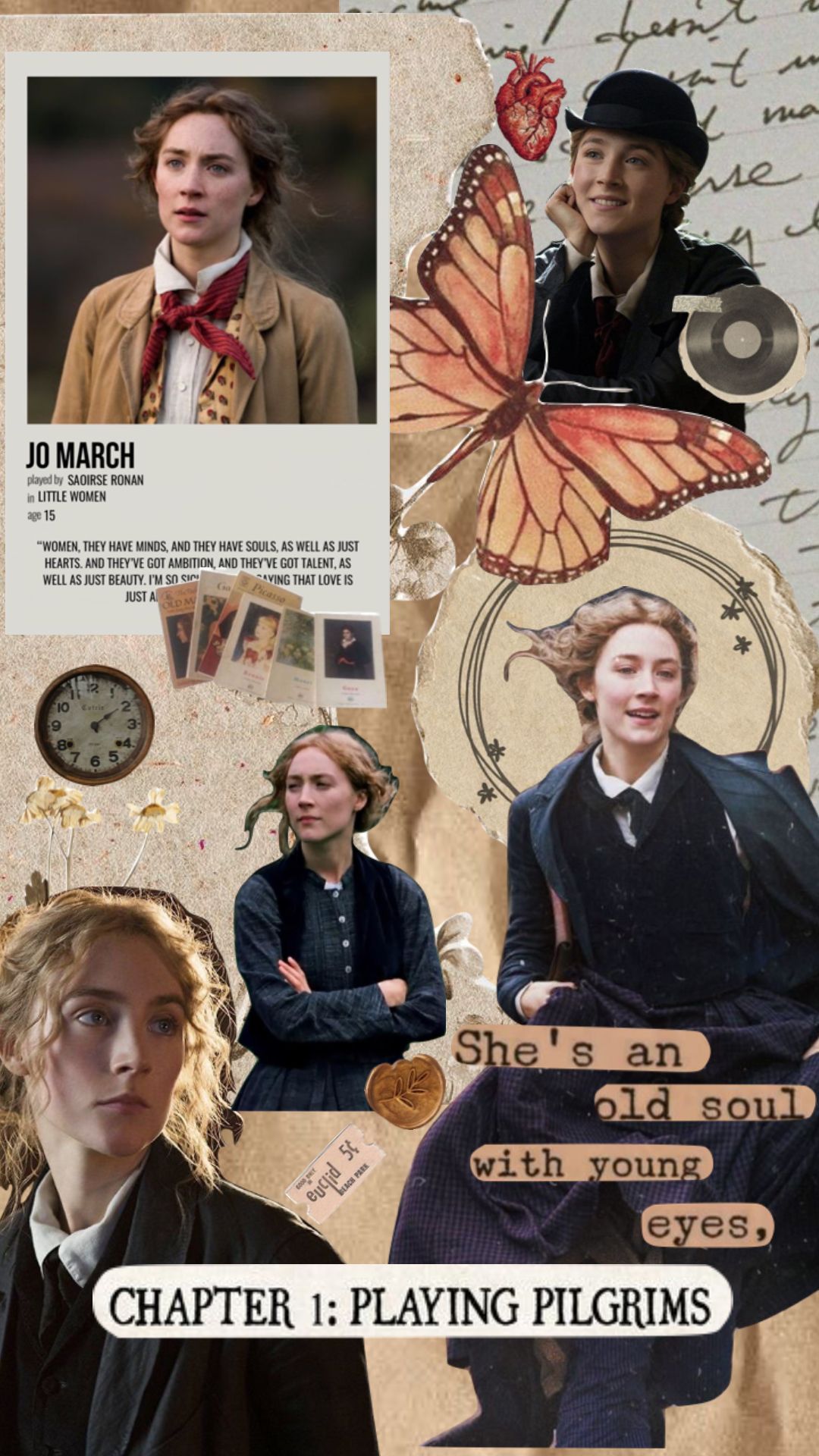 1080x1920 Check out piastris81's Shuffles Jo March #jomarch #littlewomen2019 #littlewomen #moodboard #aesthetic #book
