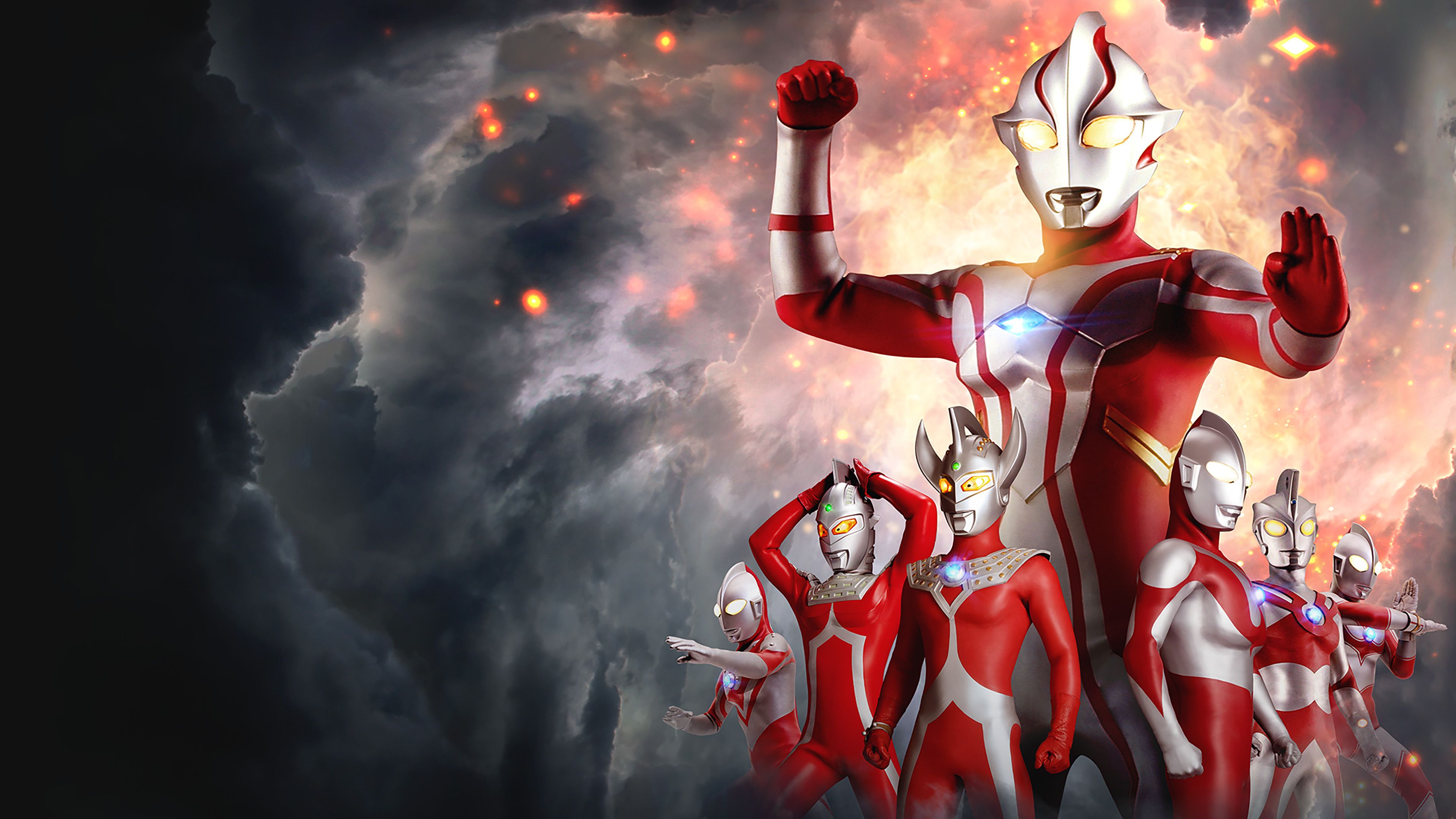 3840x2160 Watch Ultraman Mebius and Ultraman Brothers