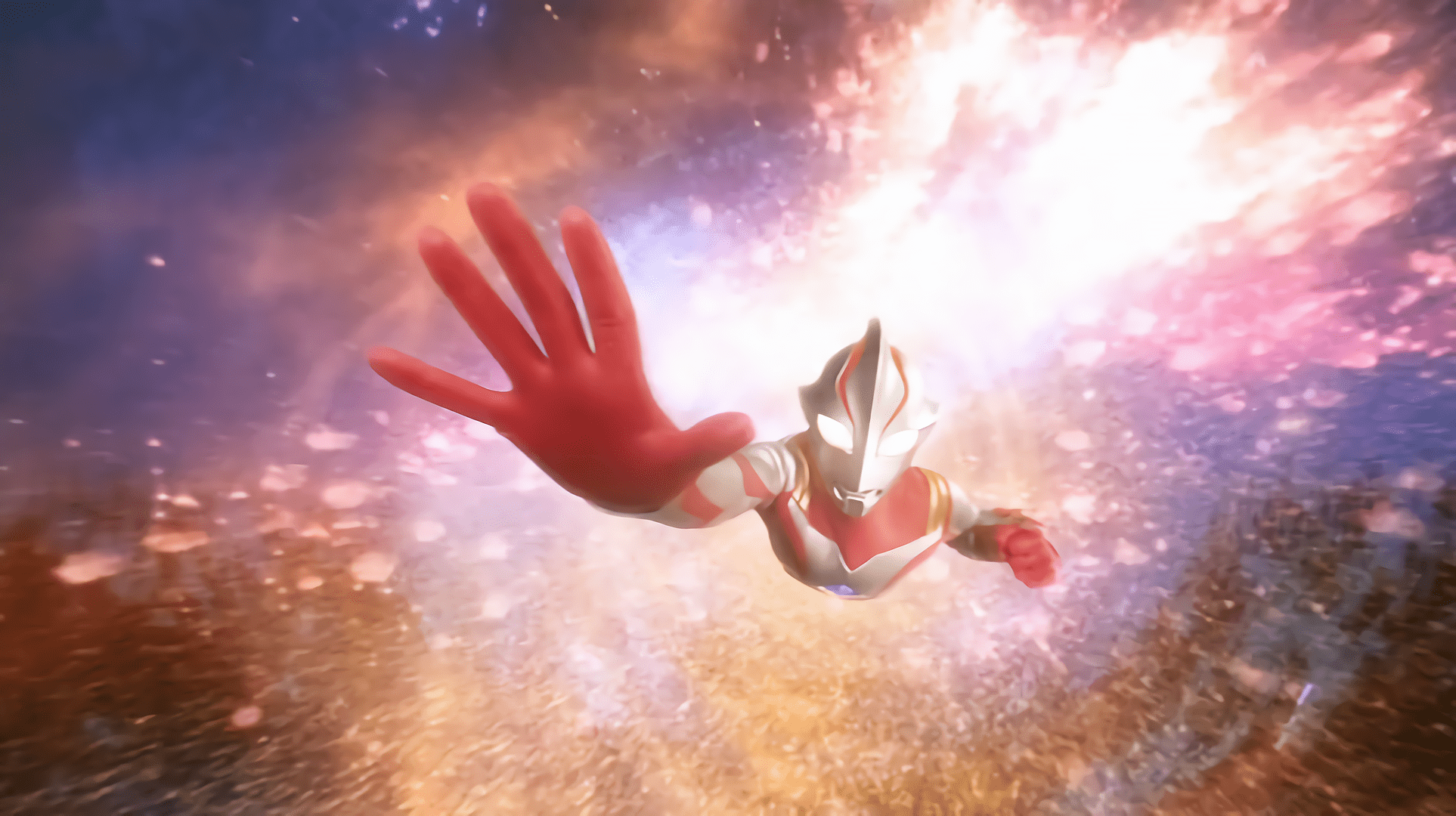 1926x1080 Ultraman Mebius Rise (Widescreen) (1926x Upscaled Sharpened From An 854x480 Screencap)